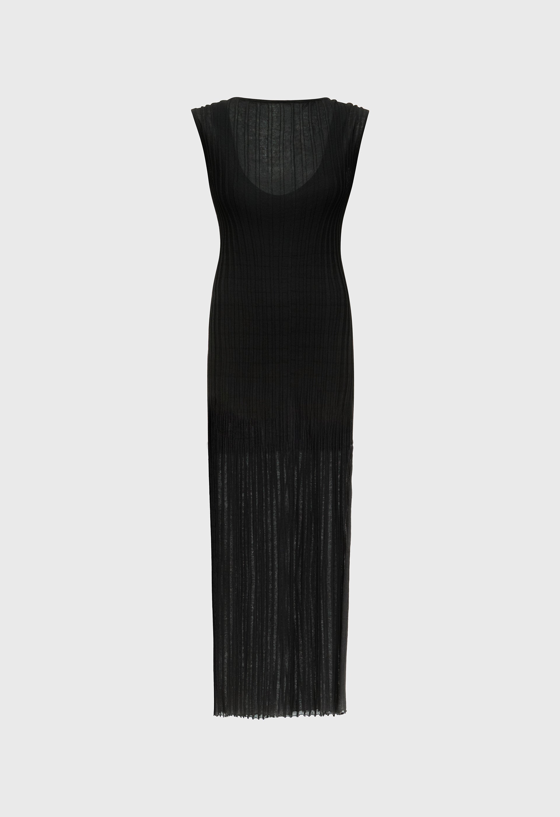 ADA Robe en maille côtelée
