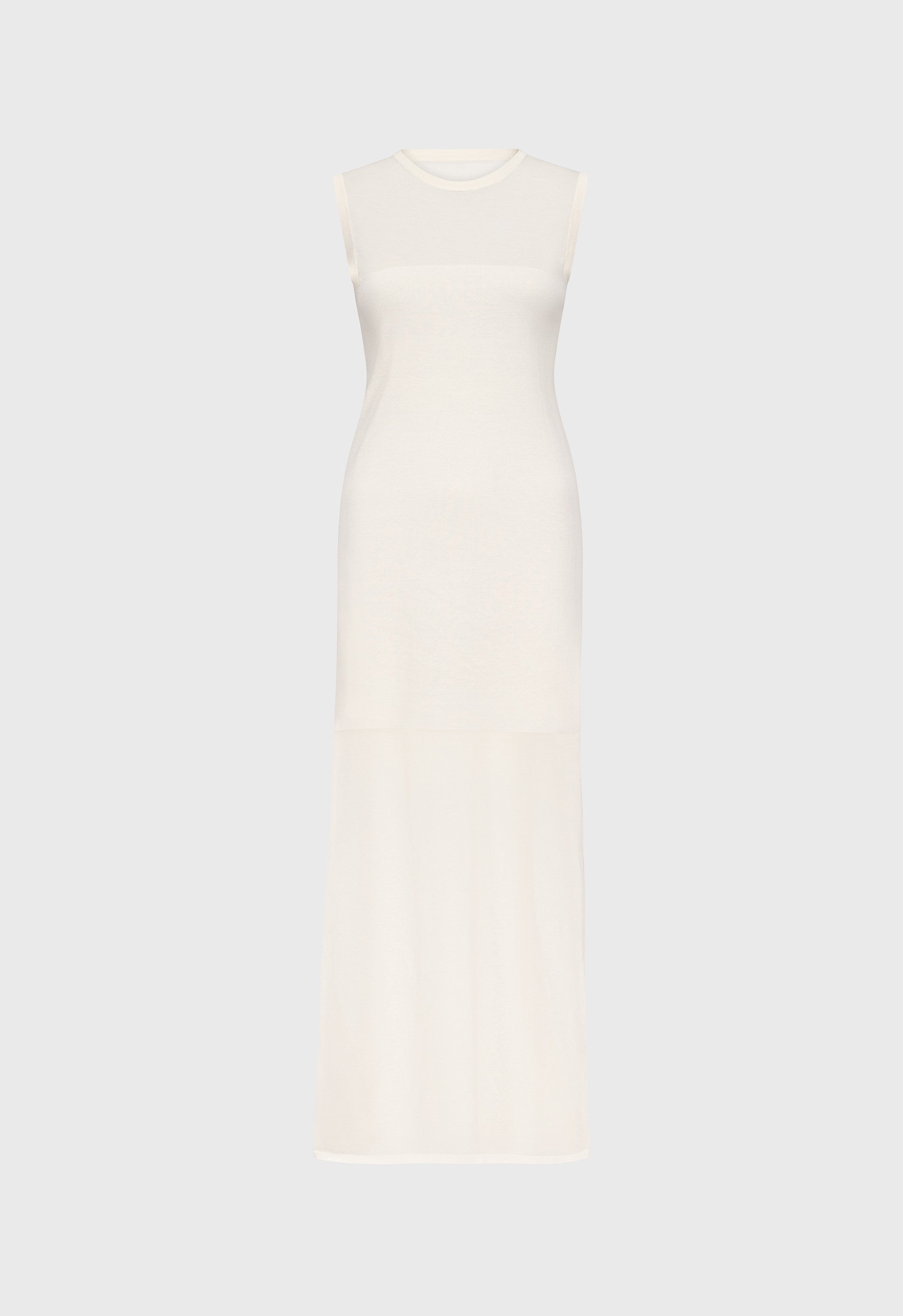 PHILAE Sheer jersey dress