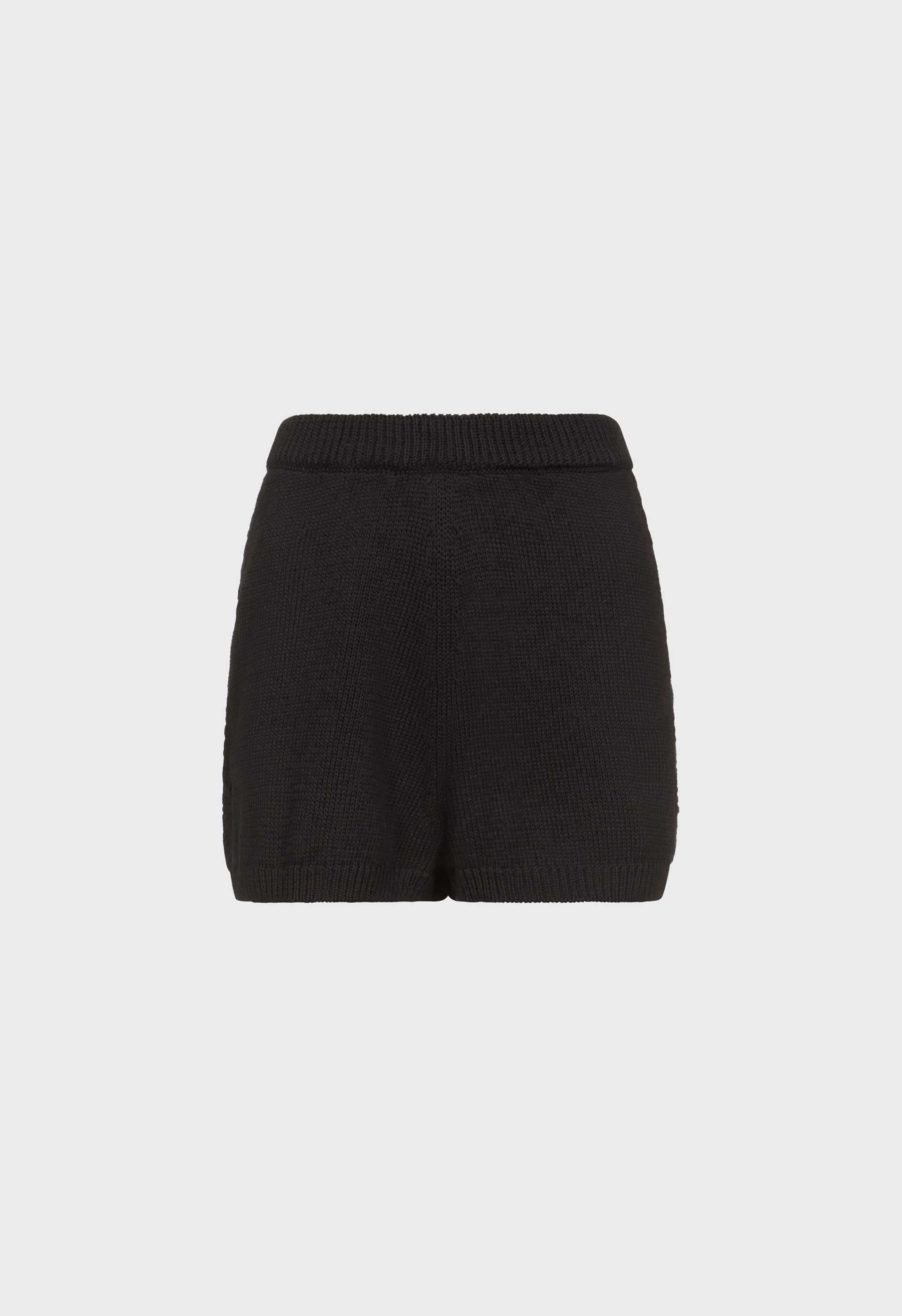 ANDEL Cotton crochet shorts