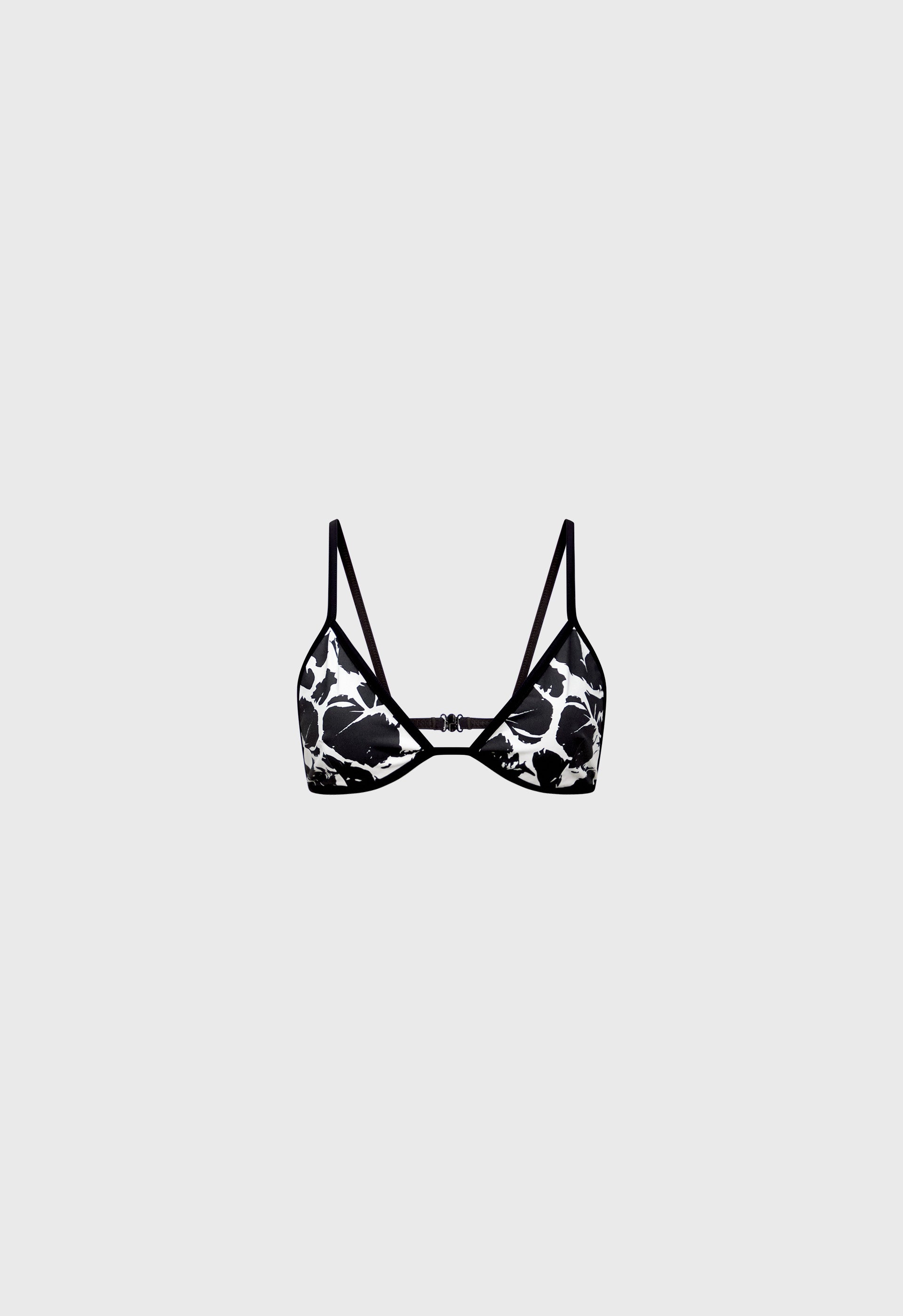 TAULA Printed bikini top