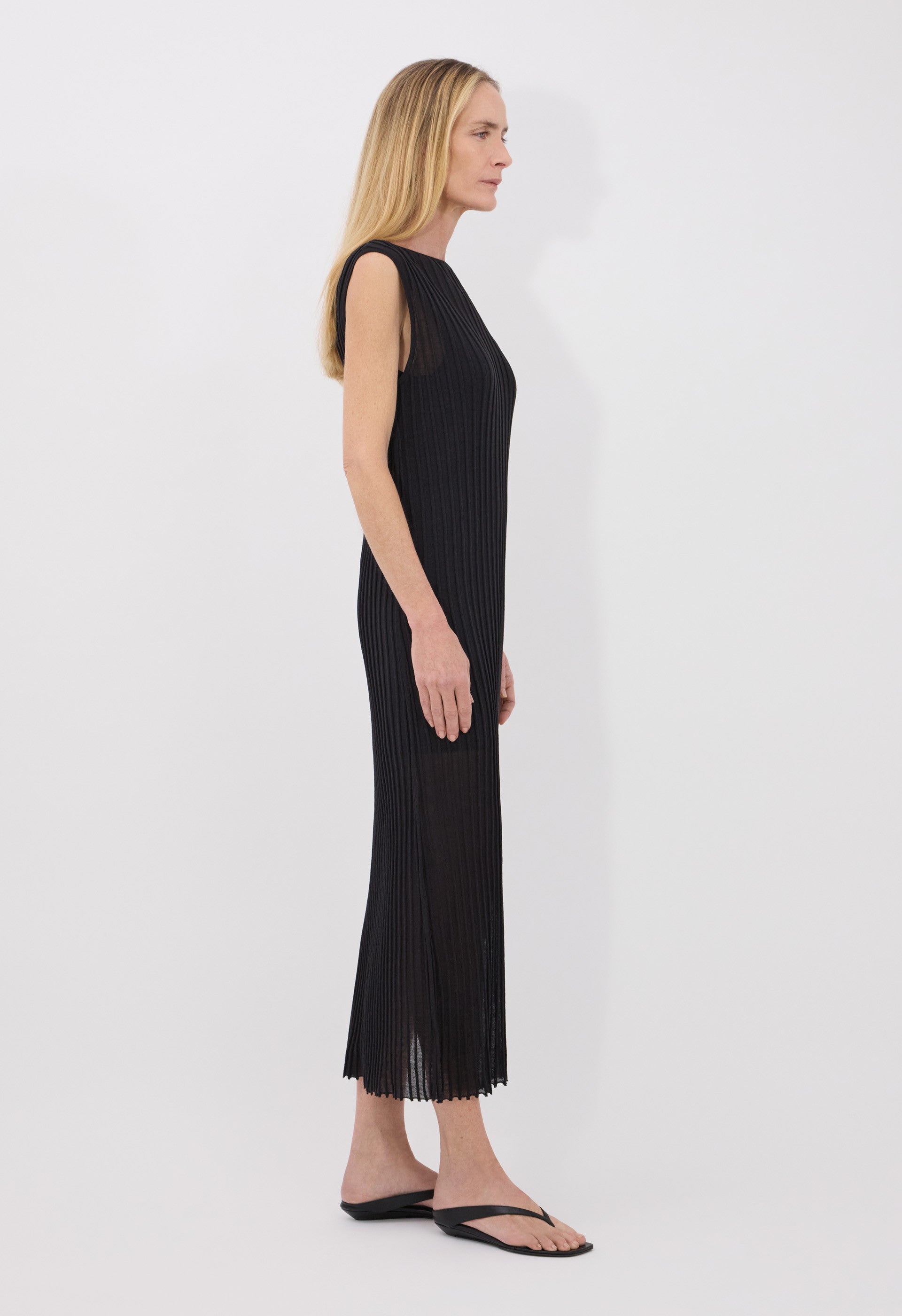 ADA Robe en maille côtelée