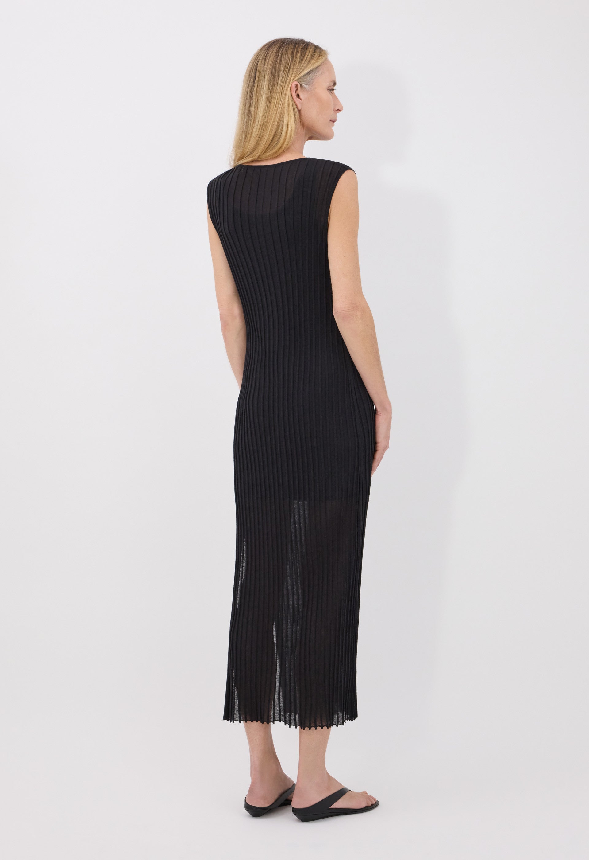 ADA Robe en maille côtelée