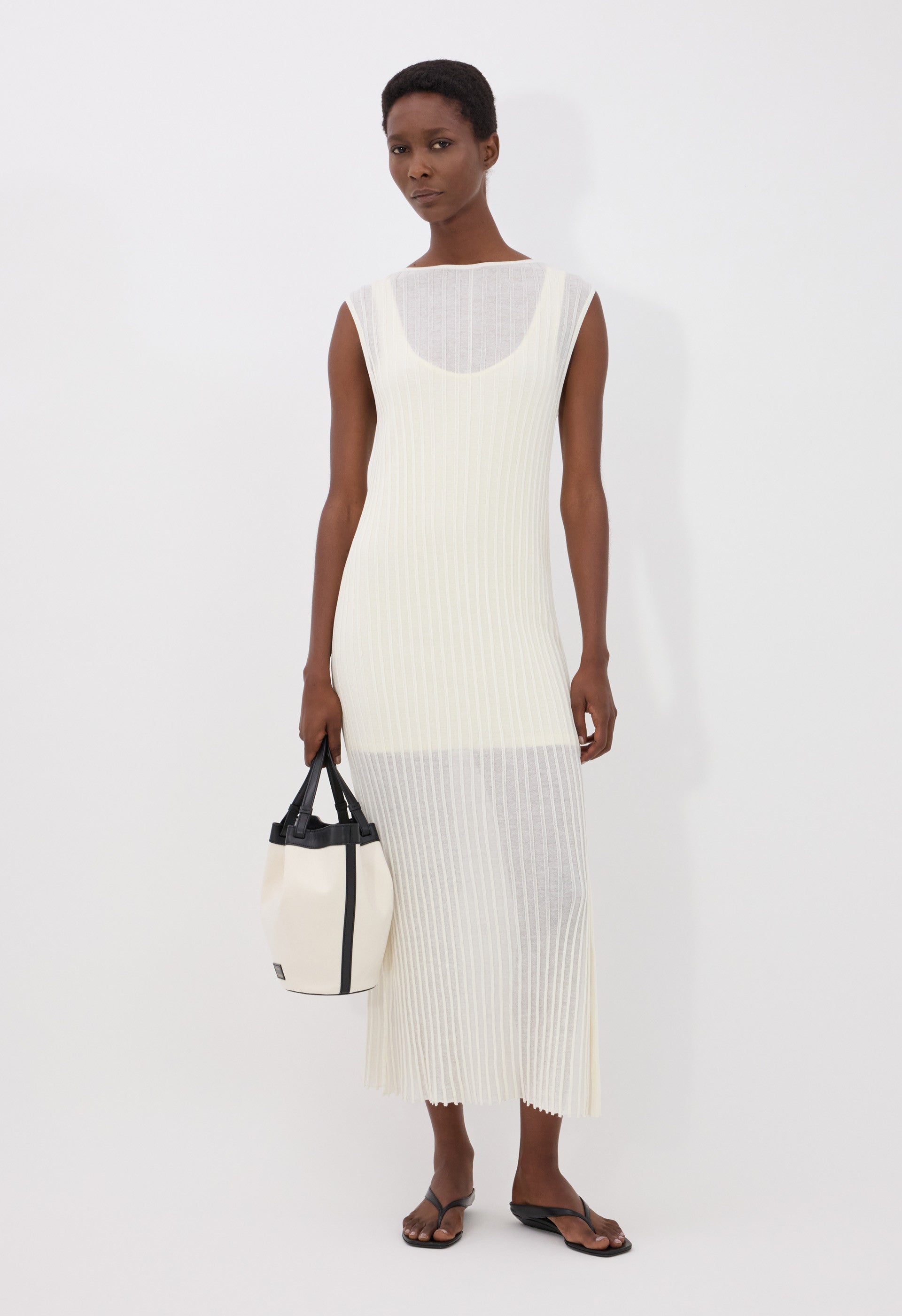 ADA Ribbed knit dress