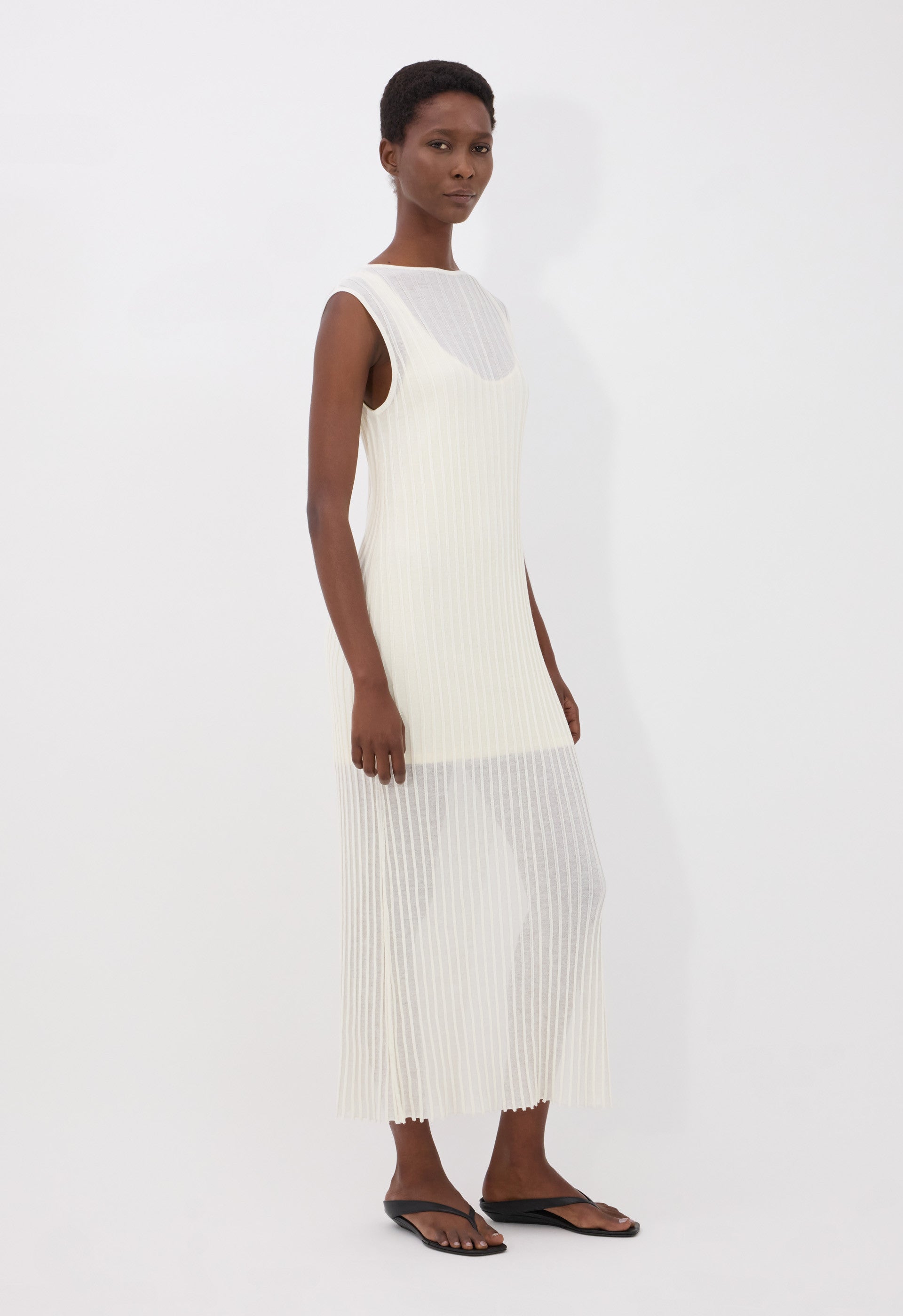 ADA Ribbed knit dress