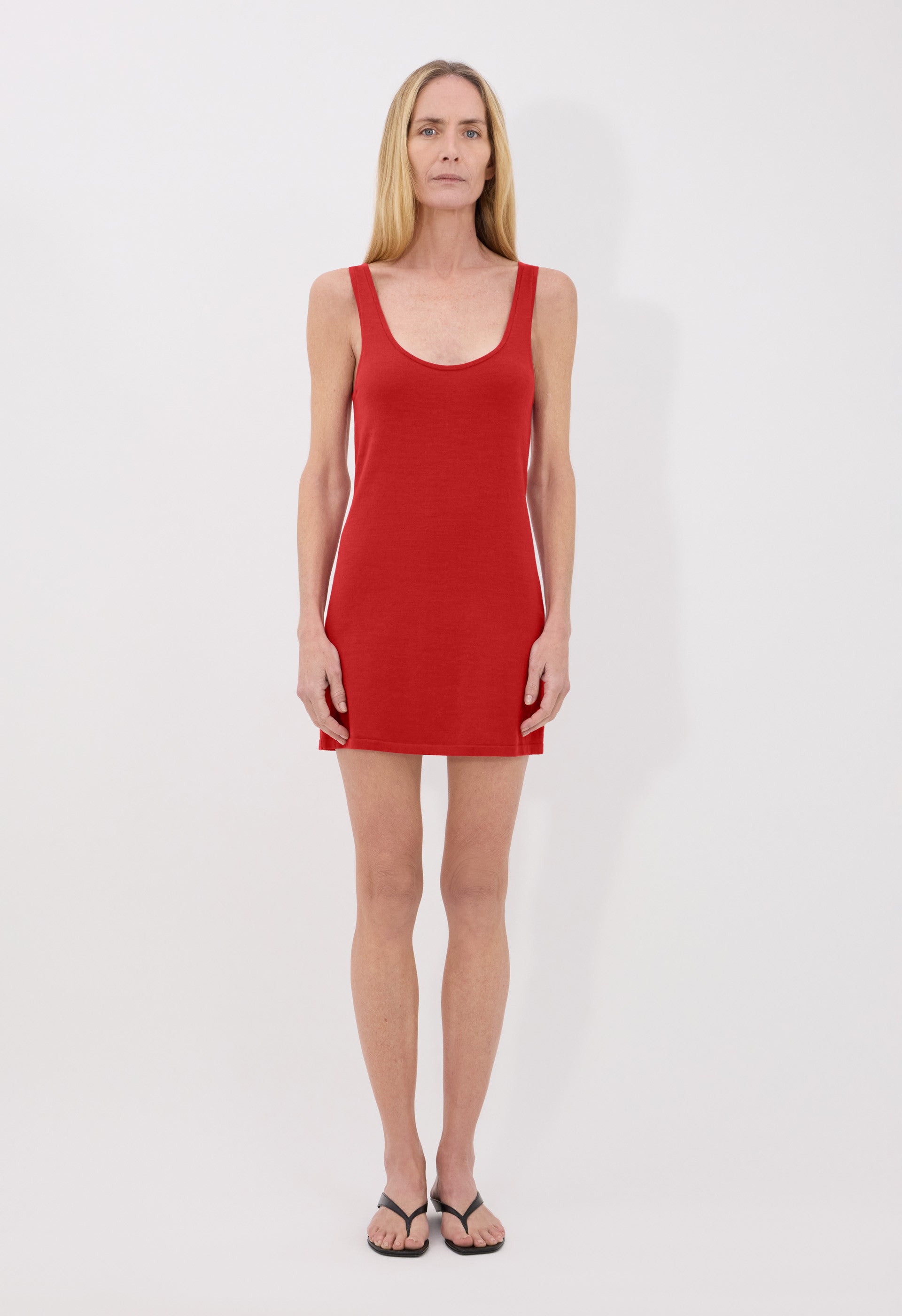 ADA Robe en maille côtelée