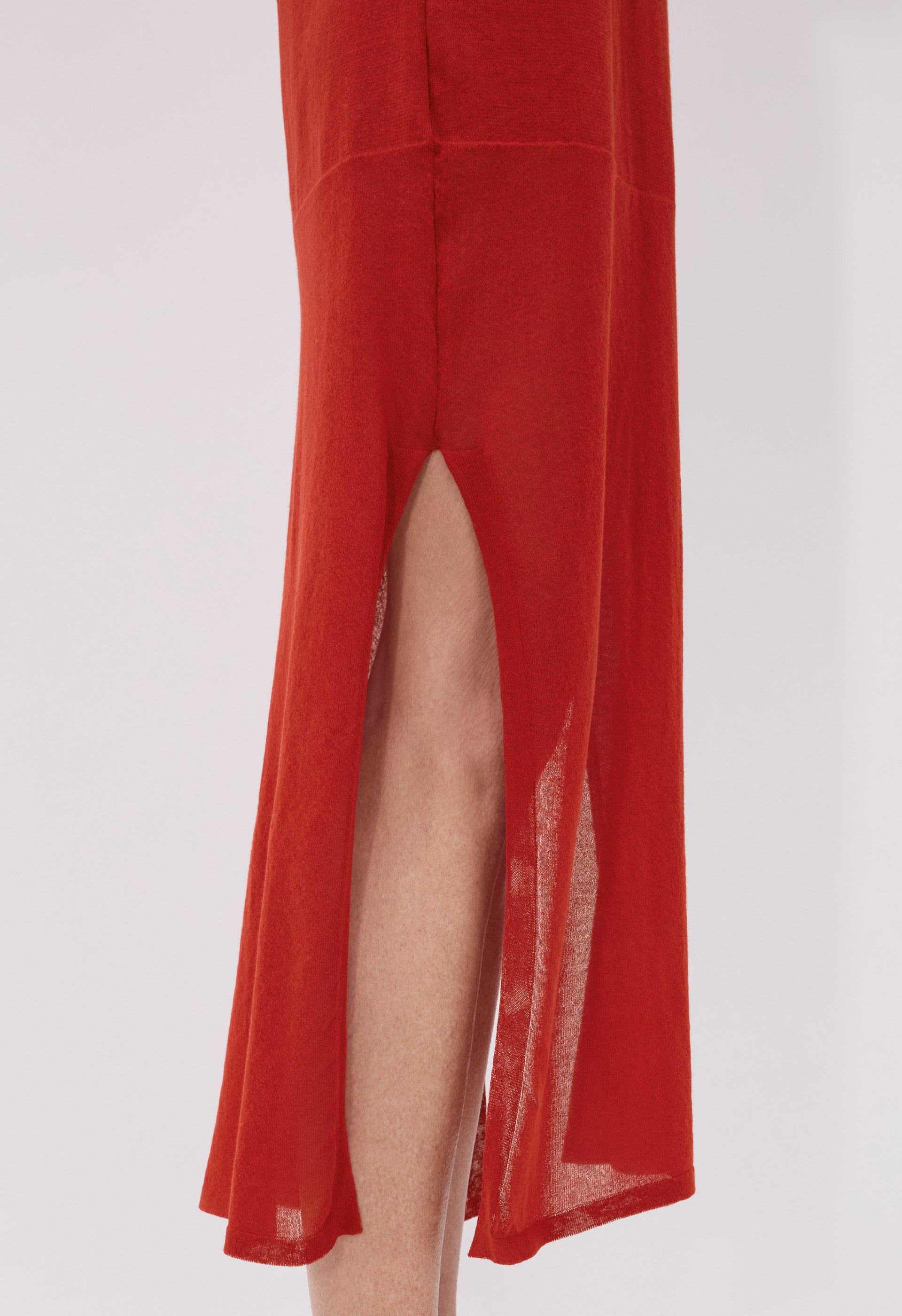 PHILAE Sheer jersey dress