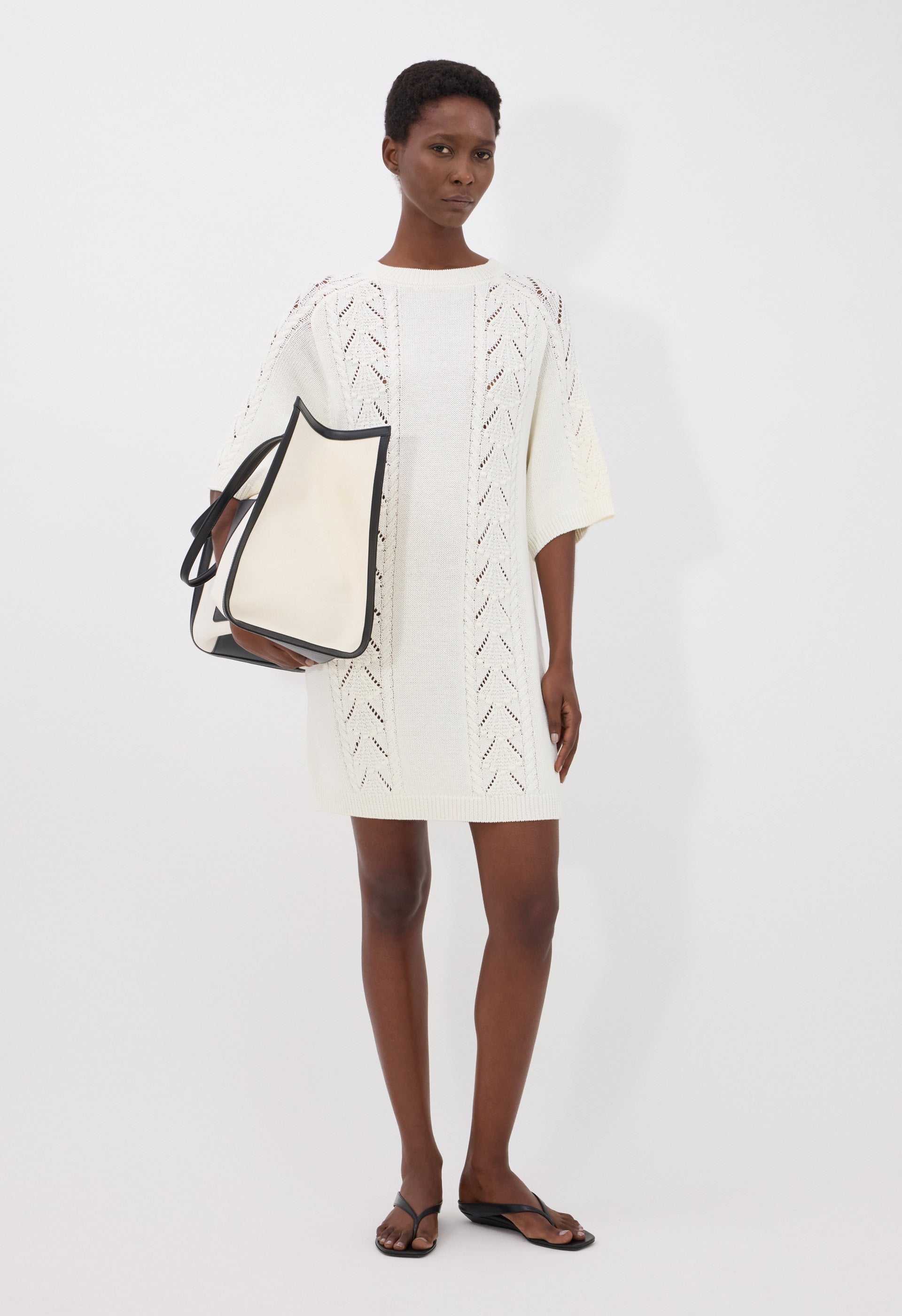 ARMAN Cotton crochet dress
