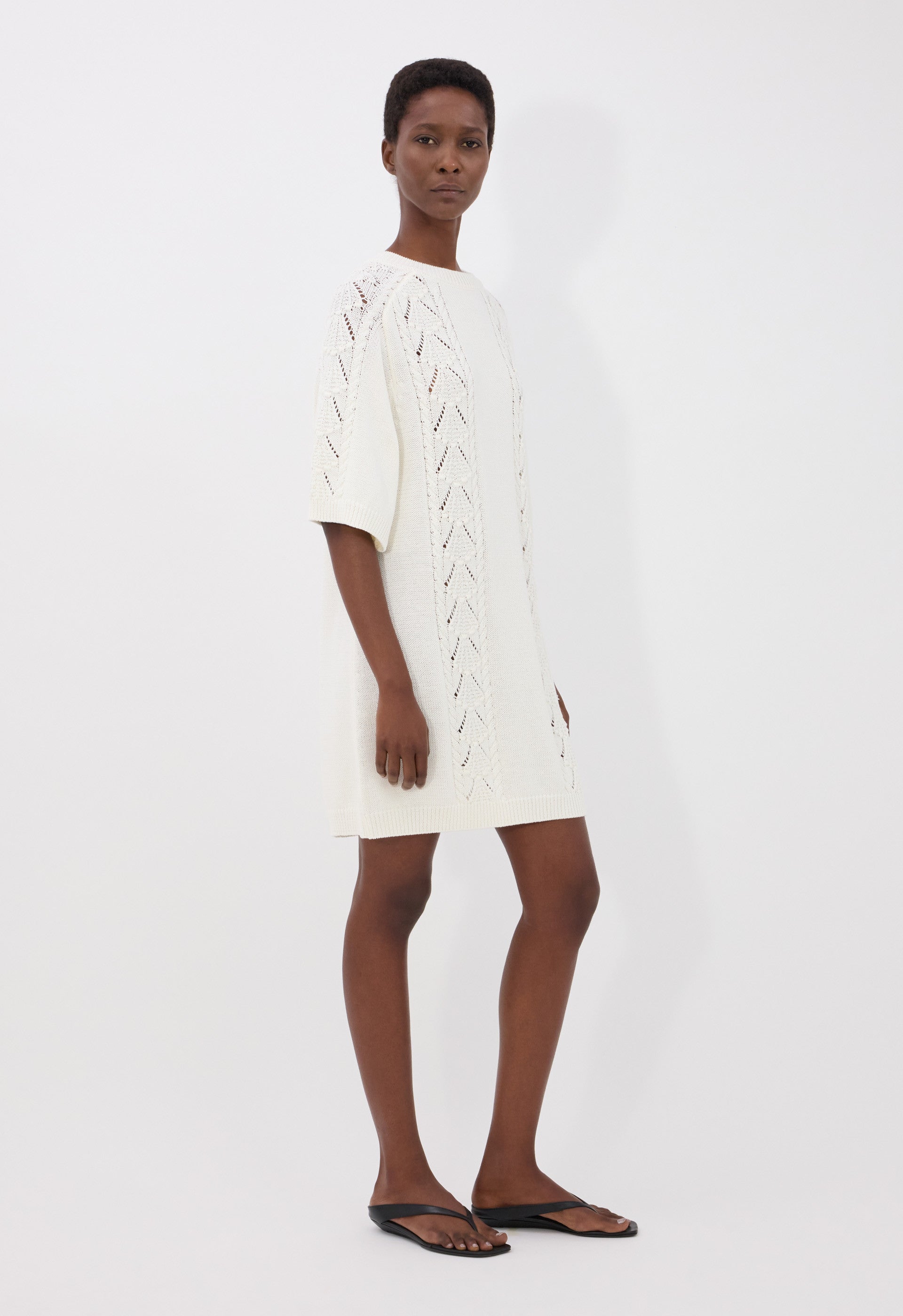 ARMAN Cotton crochet dress