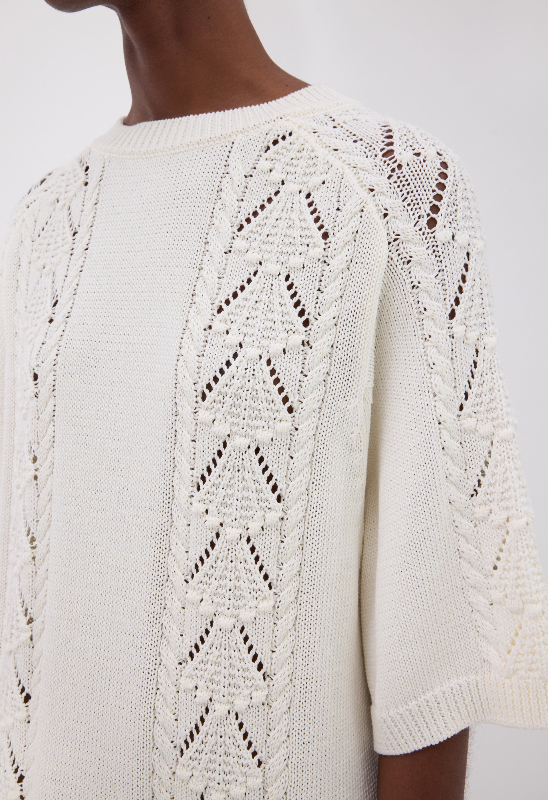 ARMAN Cotton crochet dress