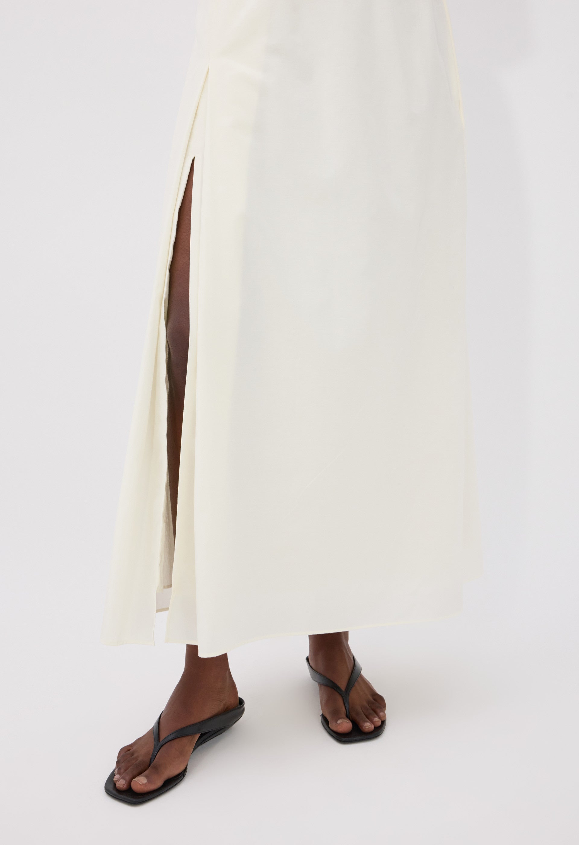 CARMEN Jupe en voile de coton et soie
