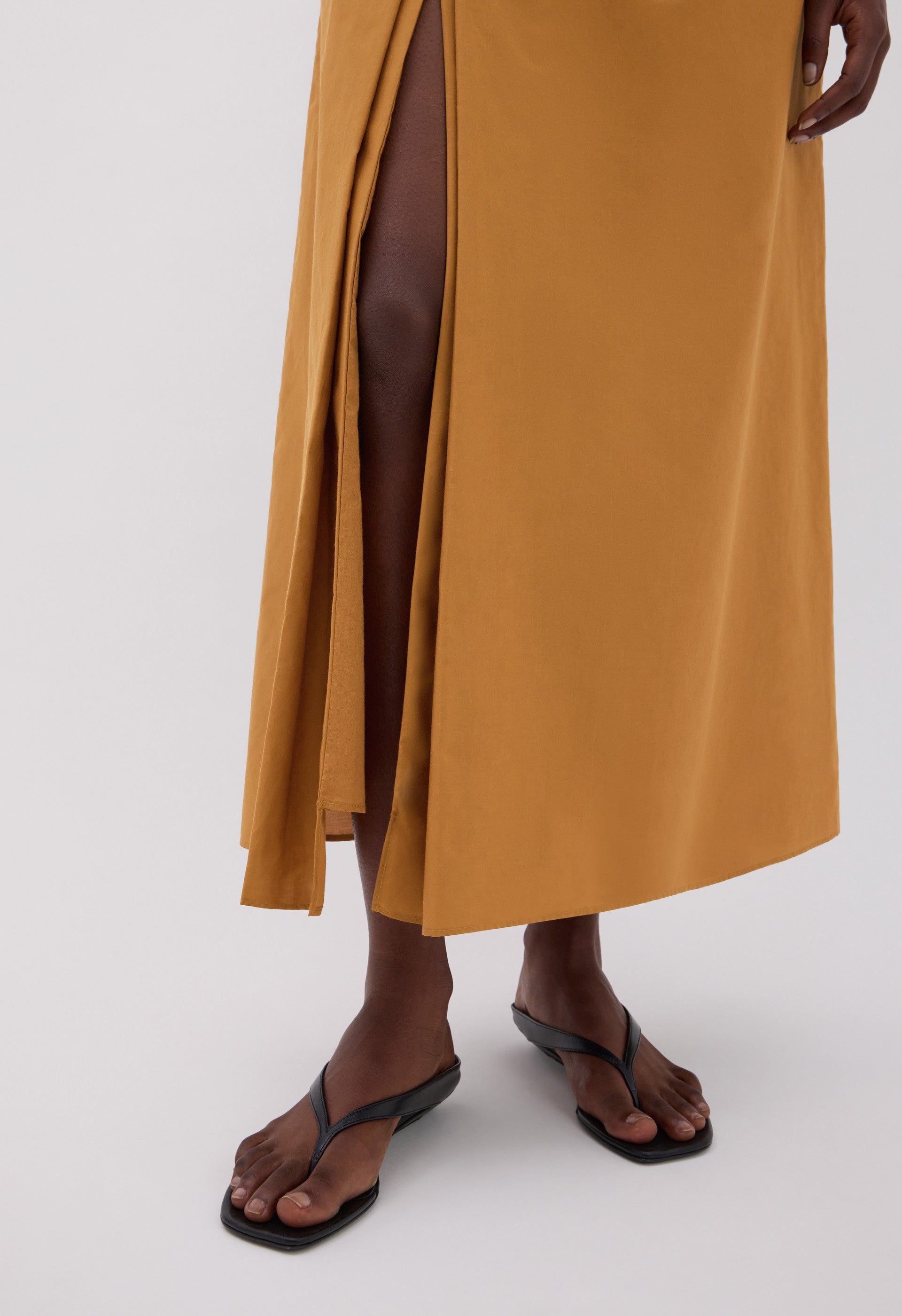 CARMEN Cotton silk voile skirt