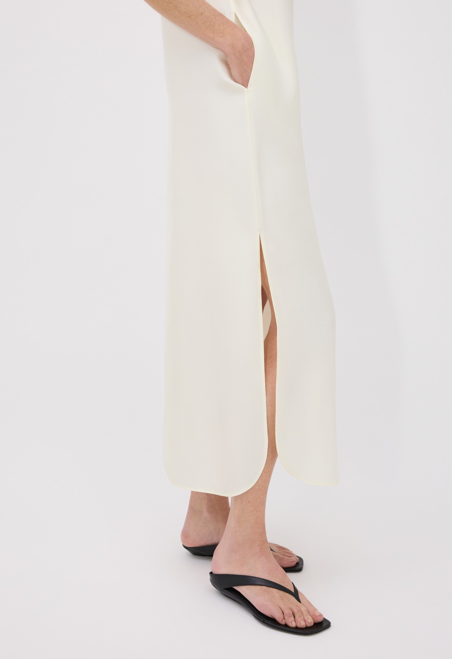 NADA Silk twill long dress