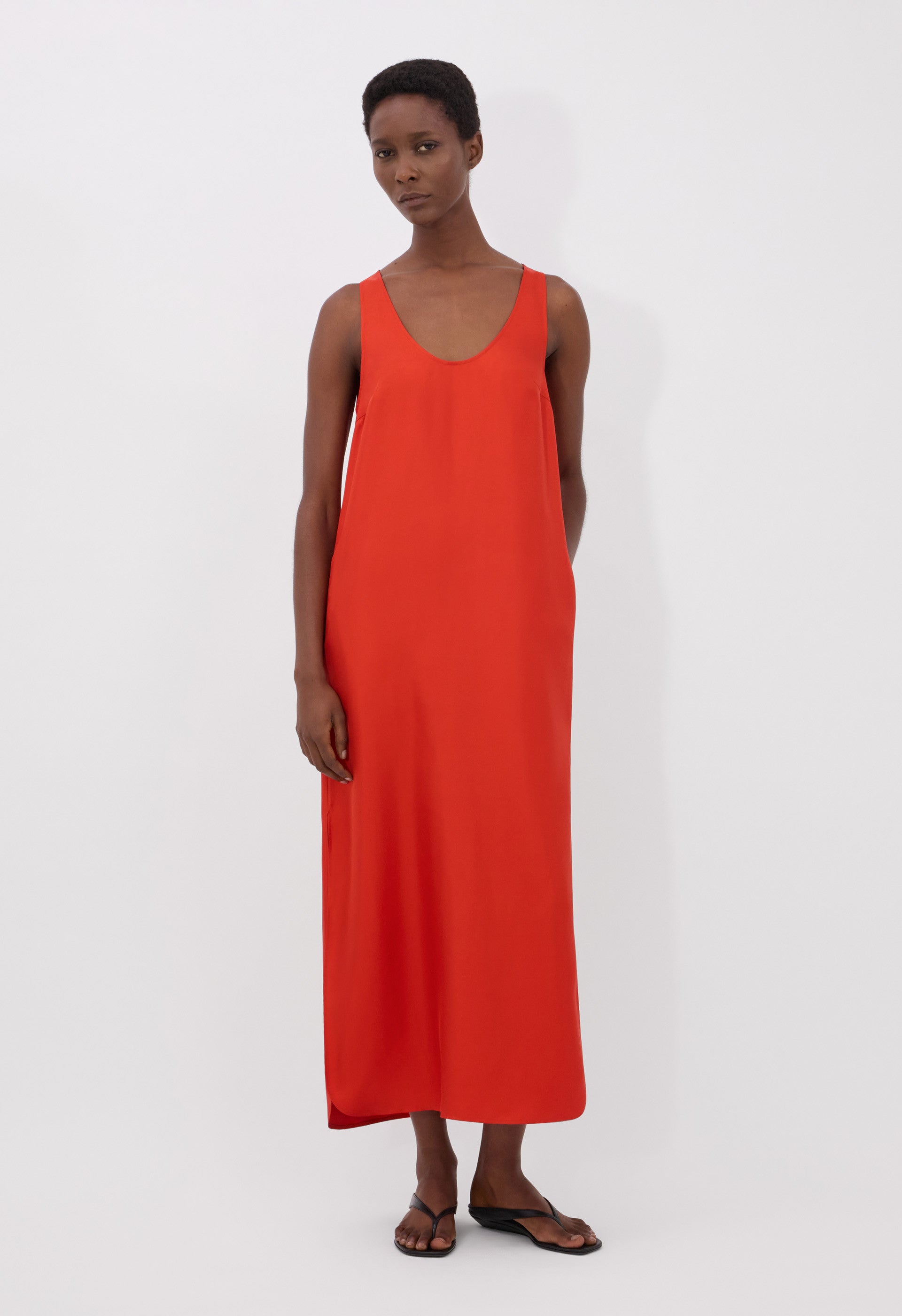 NADA Silk twill long dress