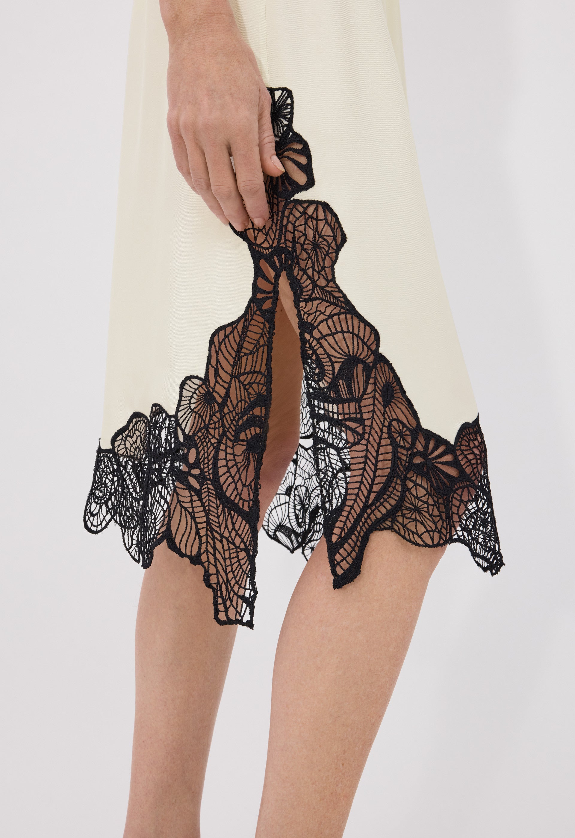MIA Silk and lace skirt