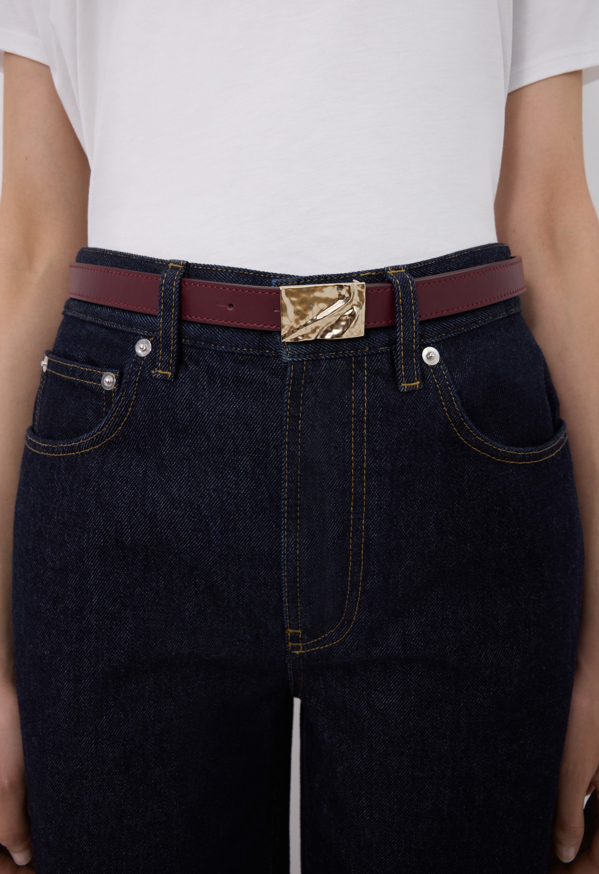 MINAR Ceinture en cuir