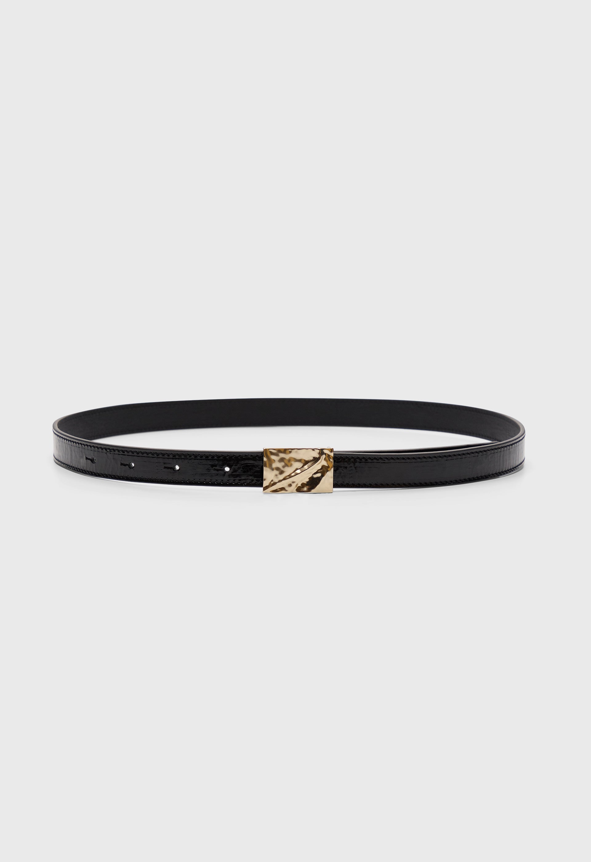 ORJA Eel-effect leather belt