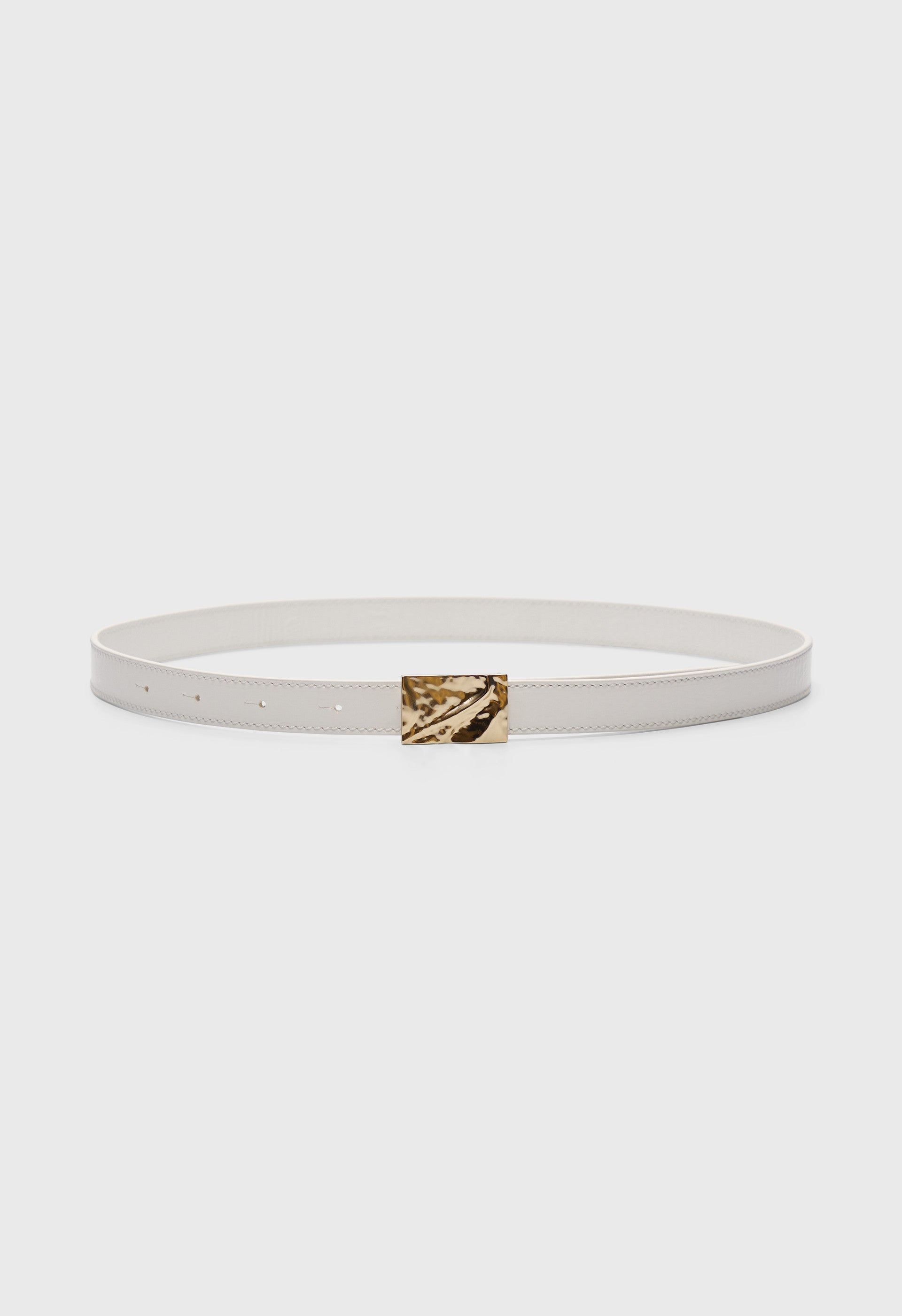 ORJA Eel-effect leather belt