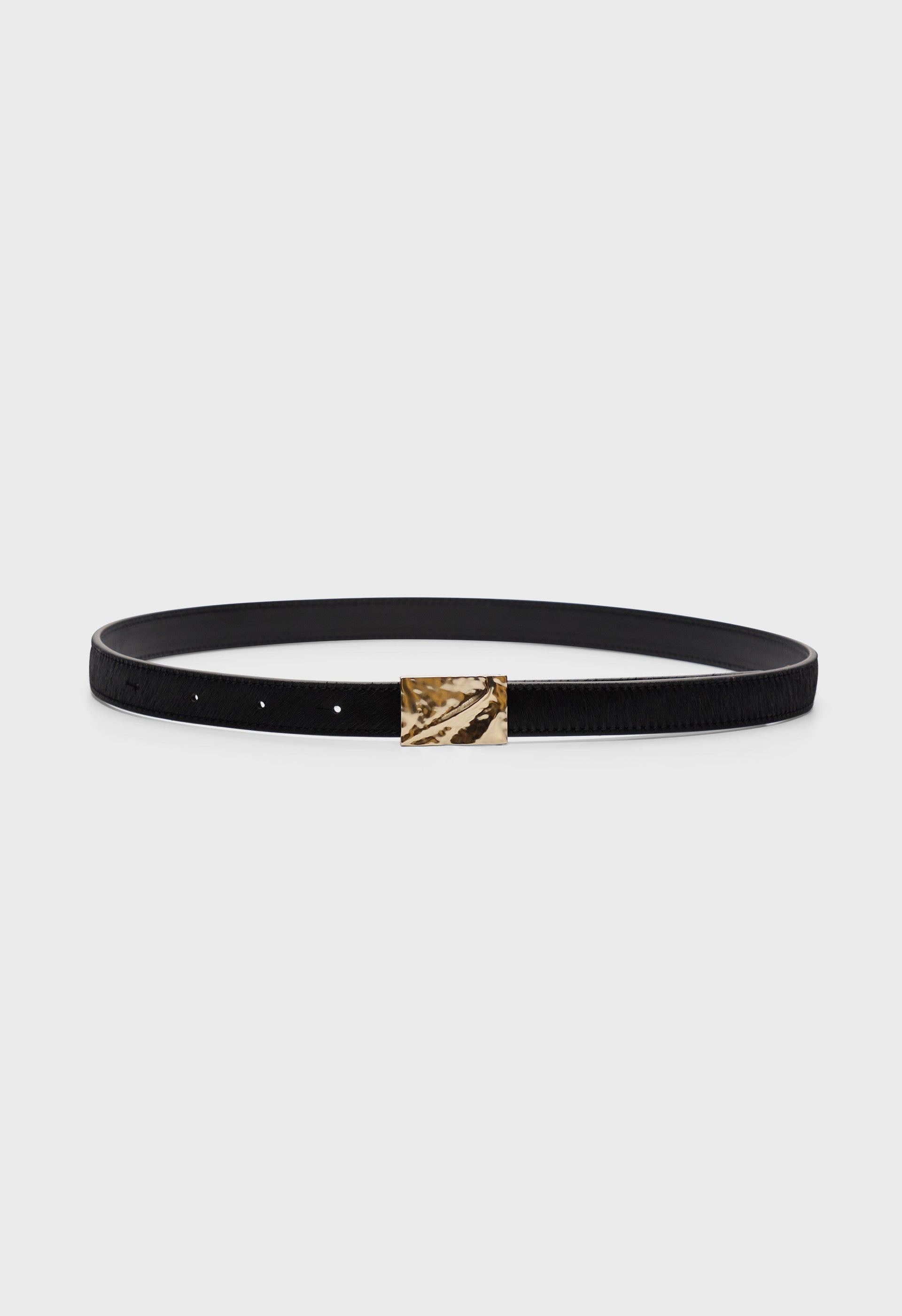 MORGAN Pony-effect leather belt