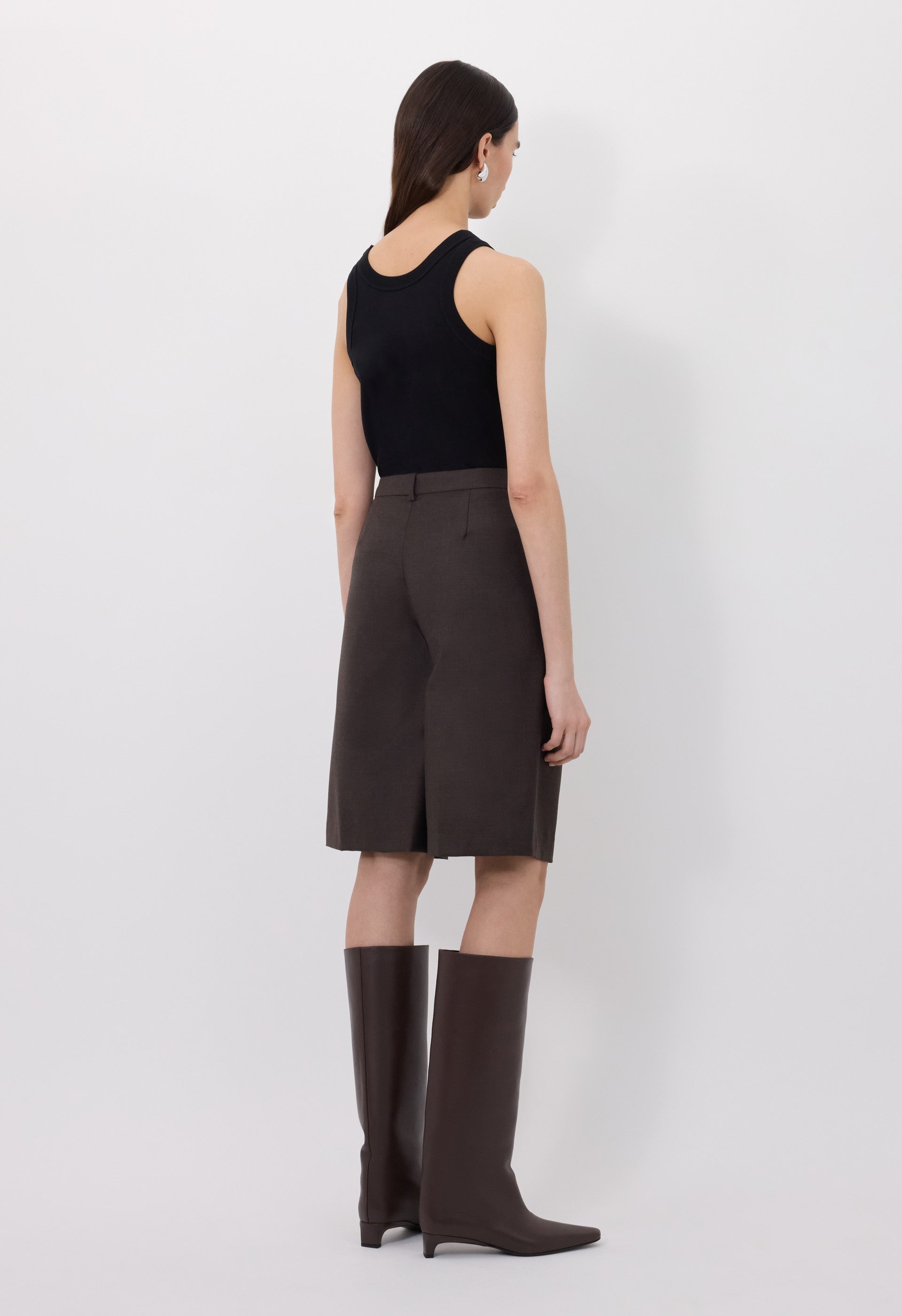 ADLER Bermuda en laine vierge