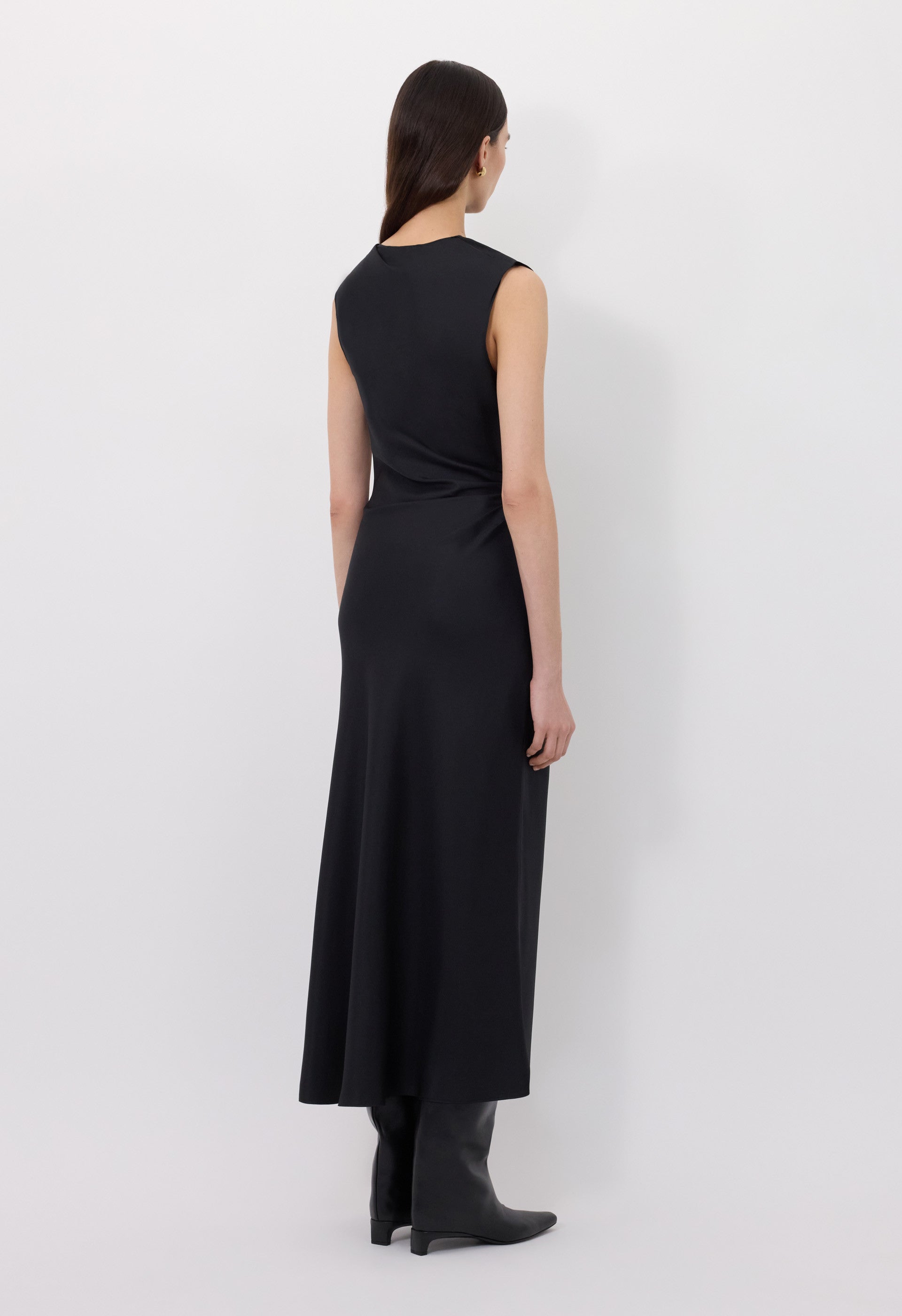 ROAN Draped metal ornament dress