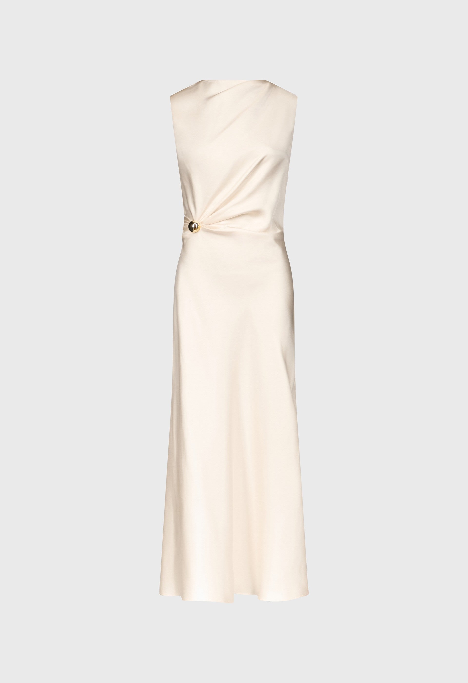 ROAN Draped metal ornament dress