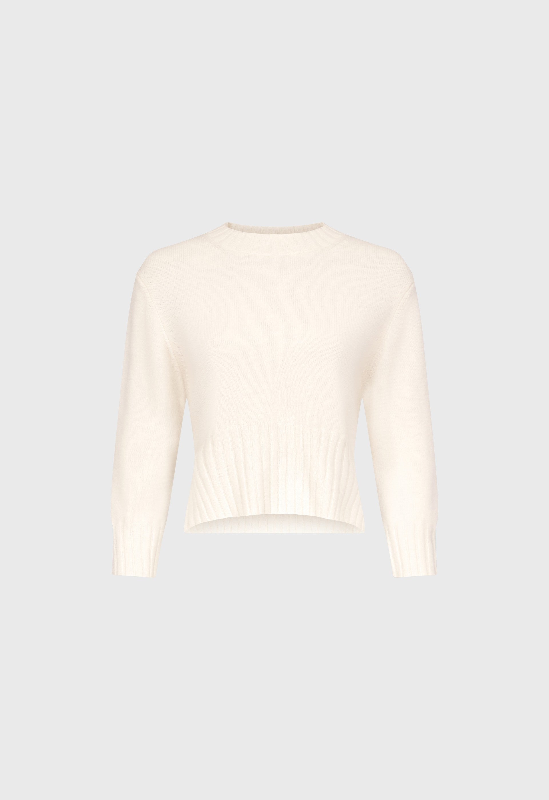 MORA LDS Cropped cashmere sweater