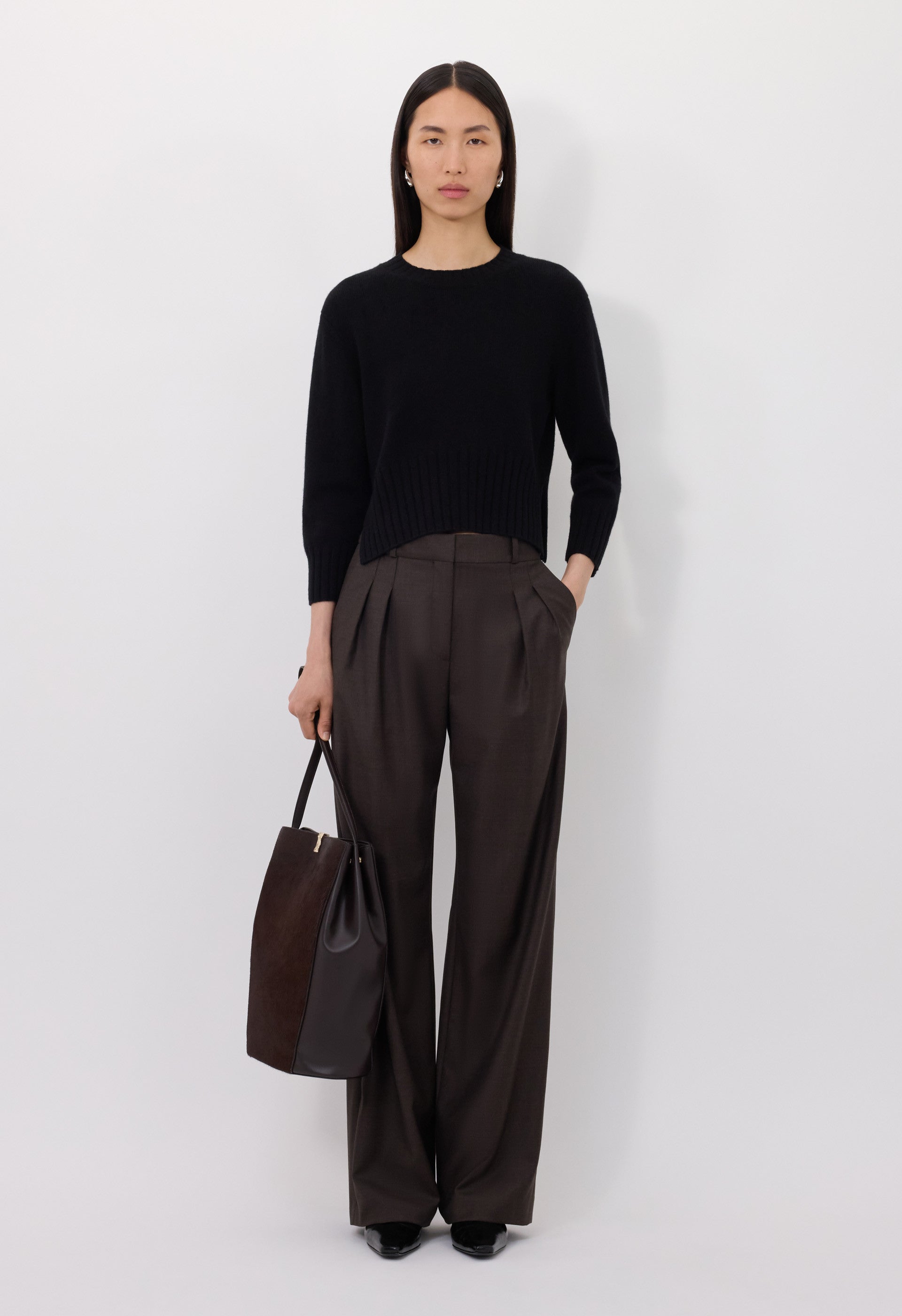 MORA LDS Pull en cachemire court