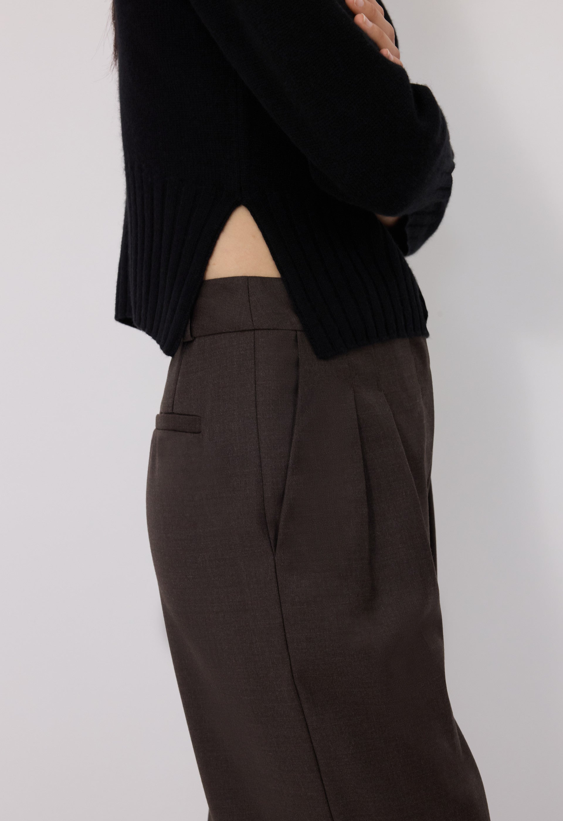MORA LDS Pull en cachemire court