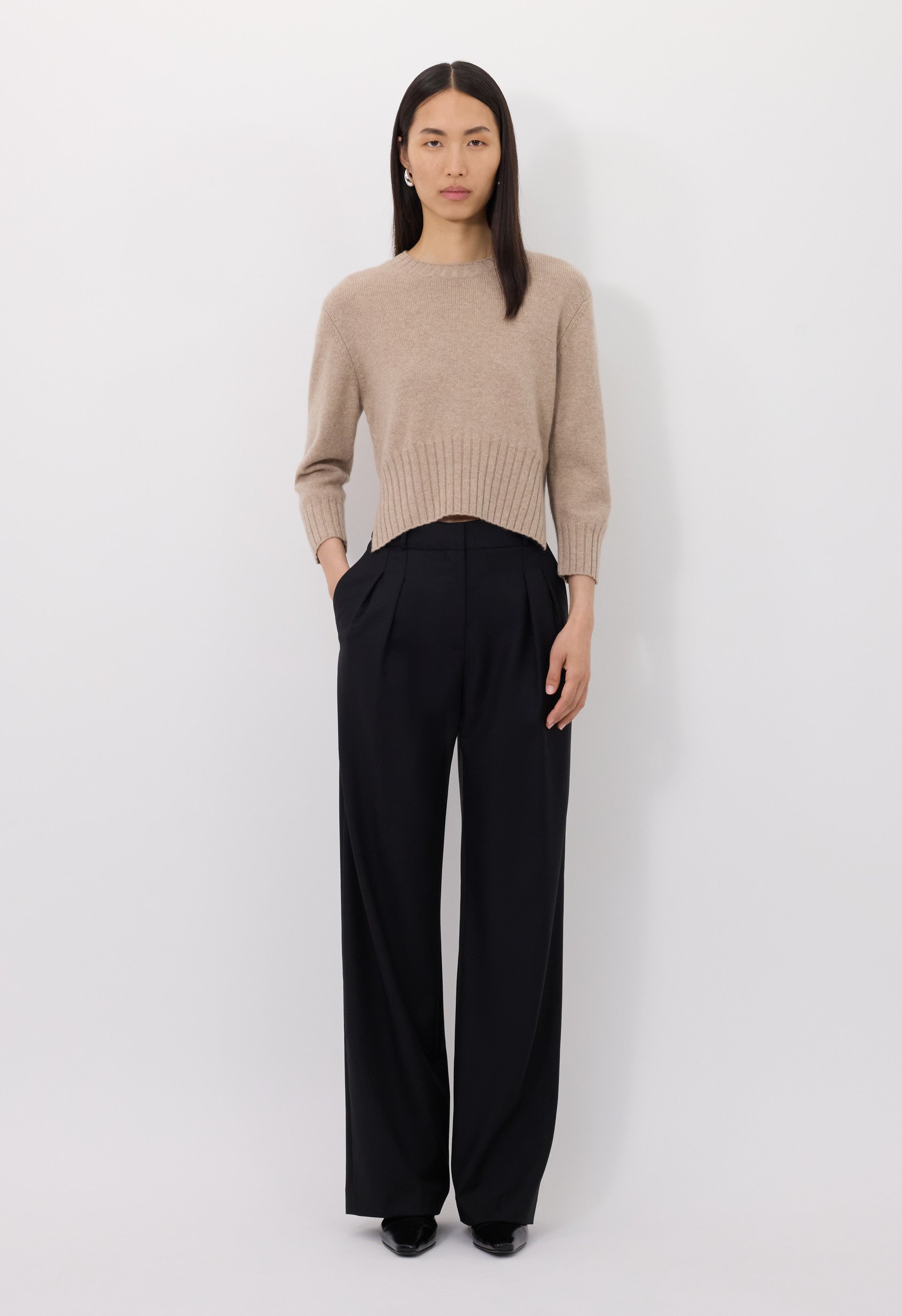 MORA LDS Pull en cachemire court