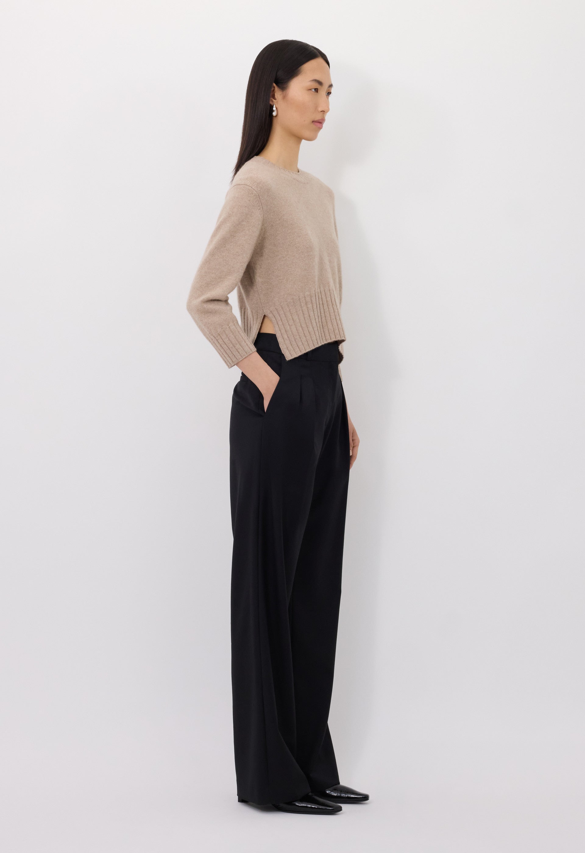 MORA LDS Pull en cachemire court