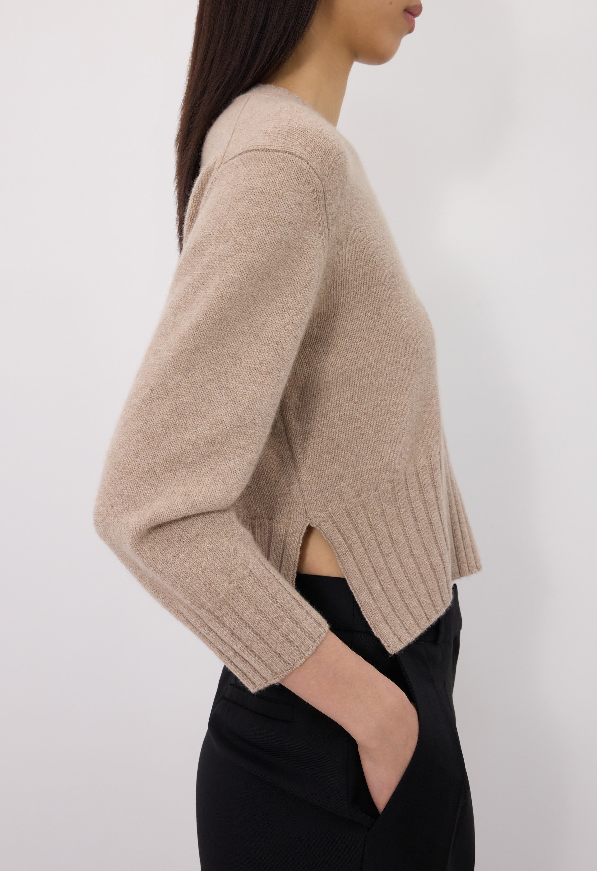 MORA LDS Pull en cachemire court