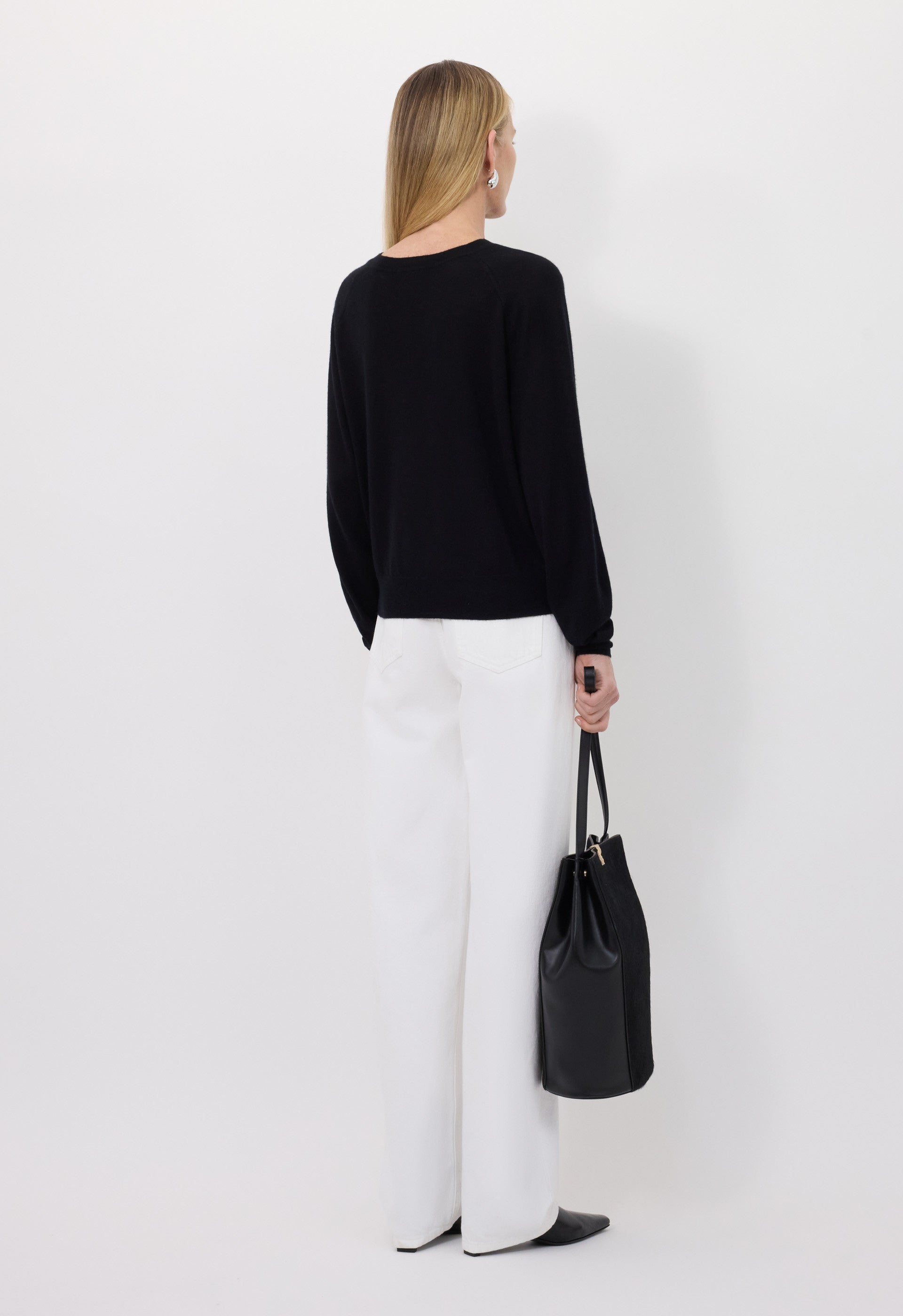 ANGUS Pull col rond en cachemire