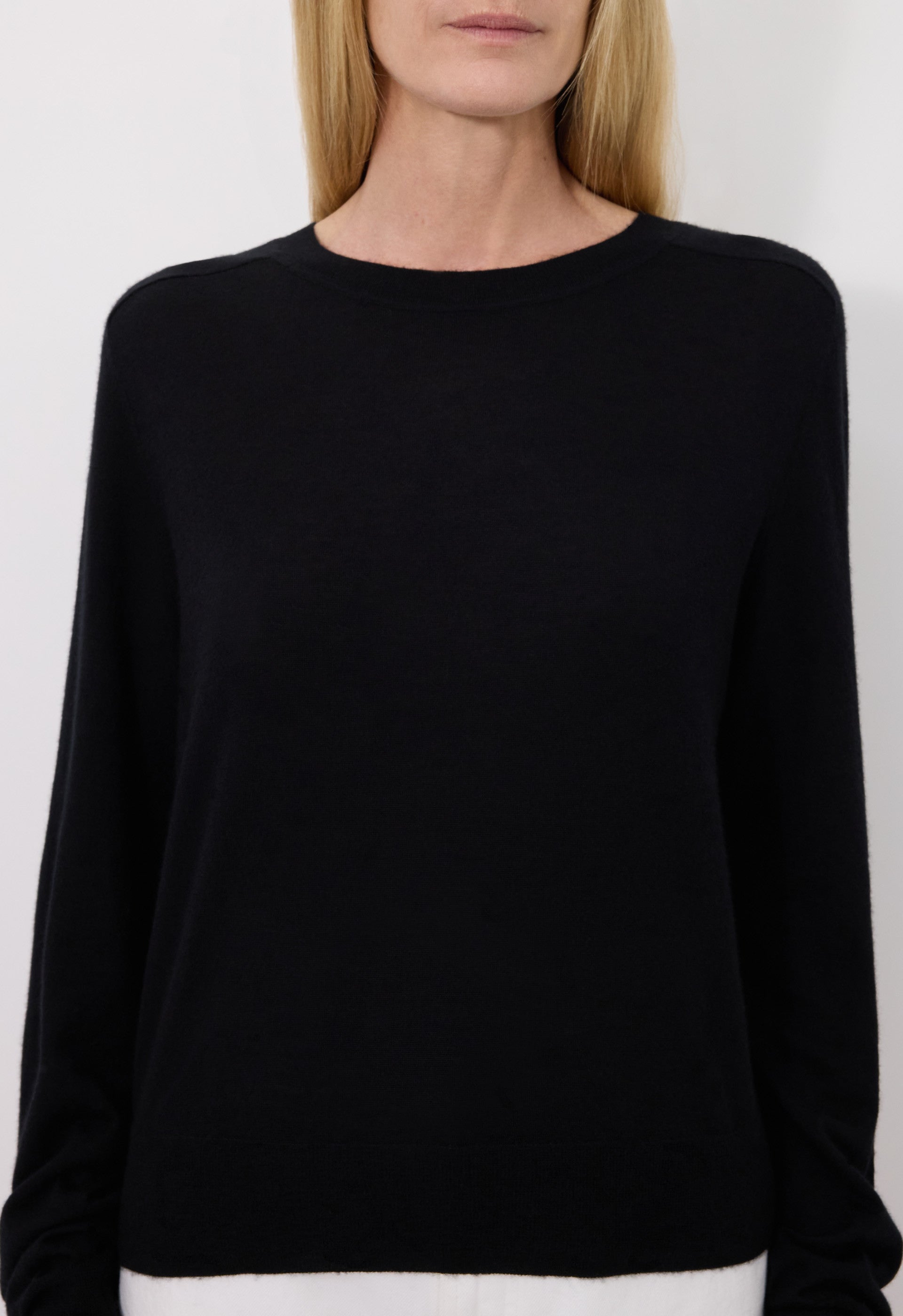 ANGUS Pull col rond en cachemire