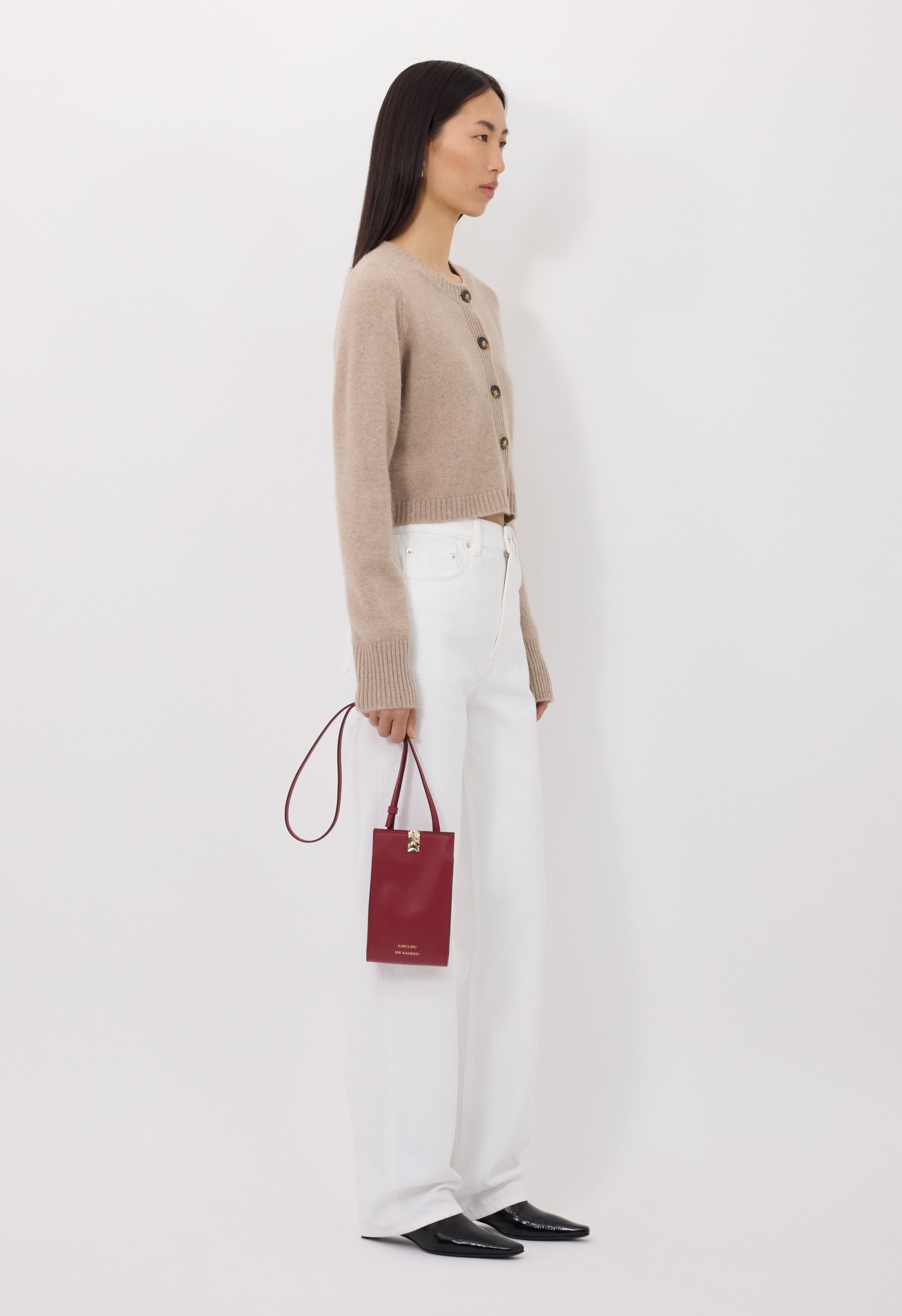 ZEPHIR LDS Cardigan court en cachemire