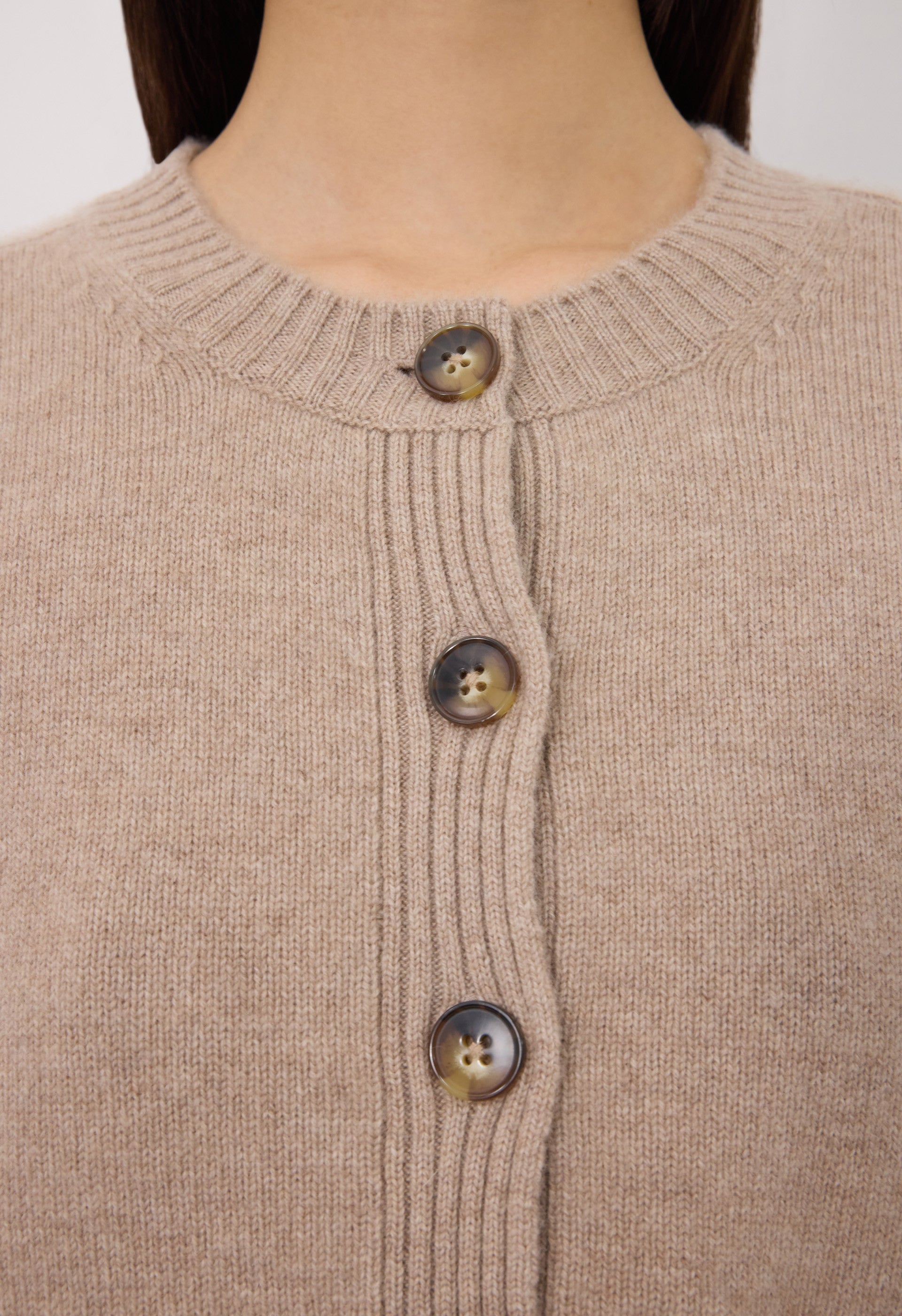 ZEPHIR LDS Cardigan court en cachemire