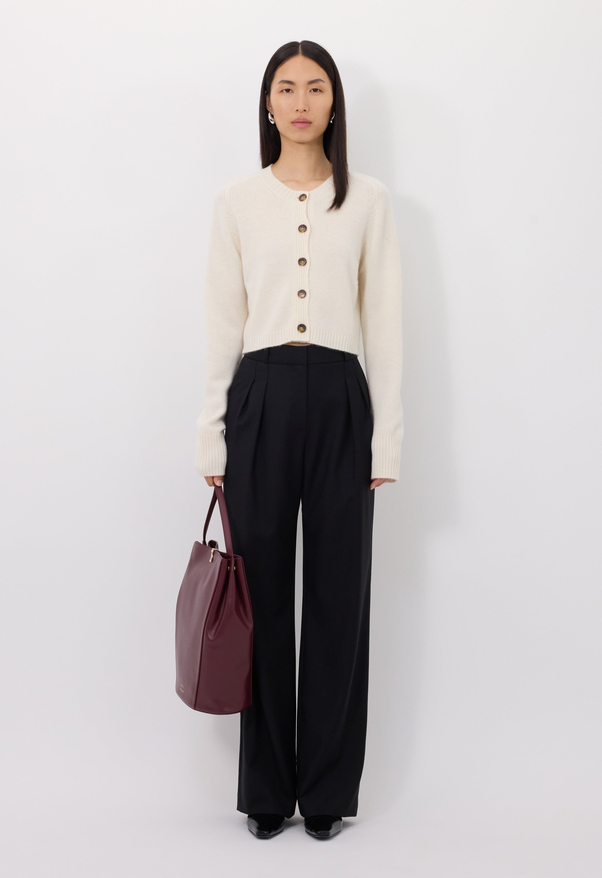 ZEPHIR LDS Cardigan court en cachemire