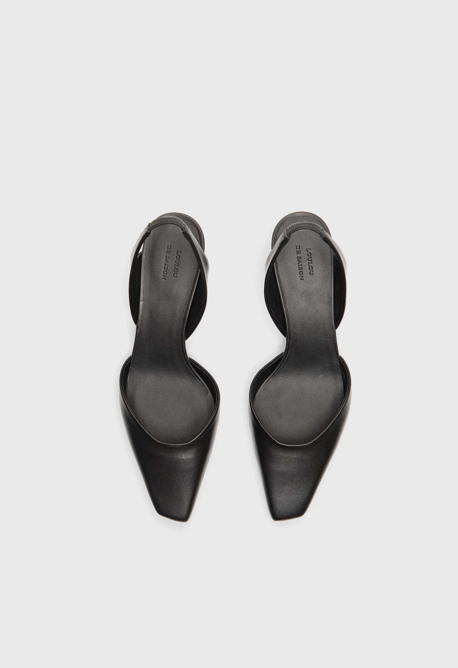 AKILA LDS Leather slingback shoes