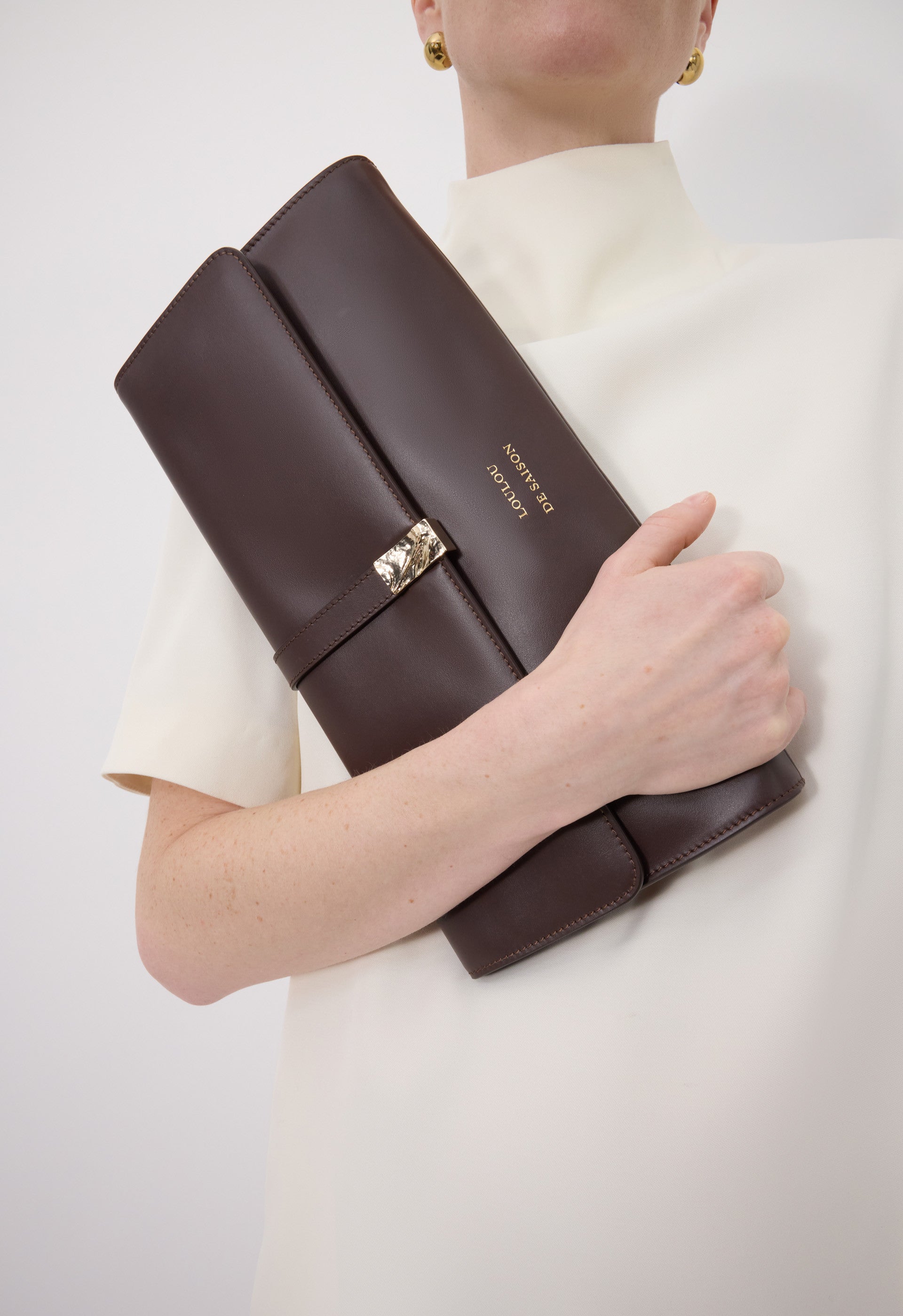 ELMER Leather clutch