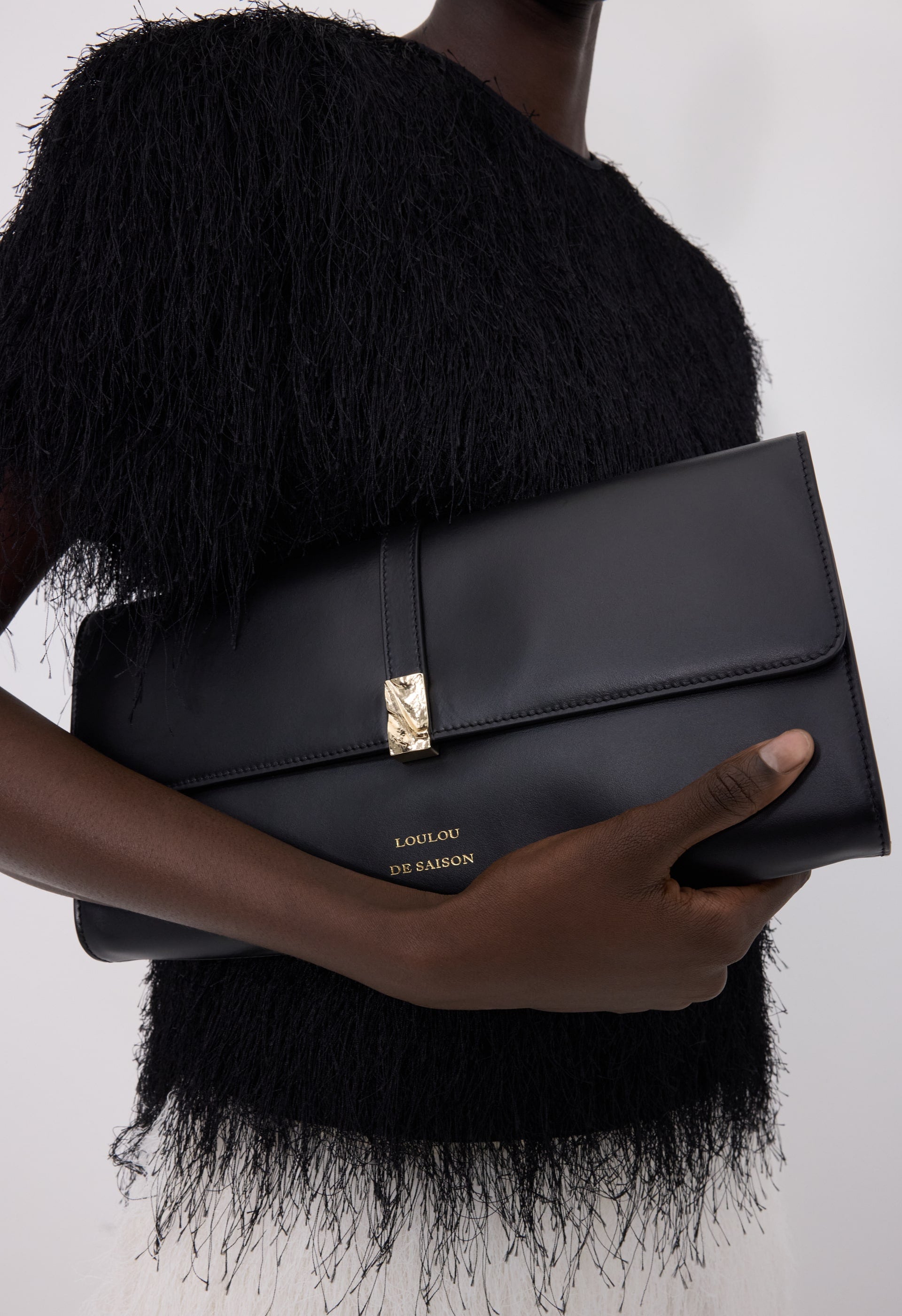 ELMER Leather clutch