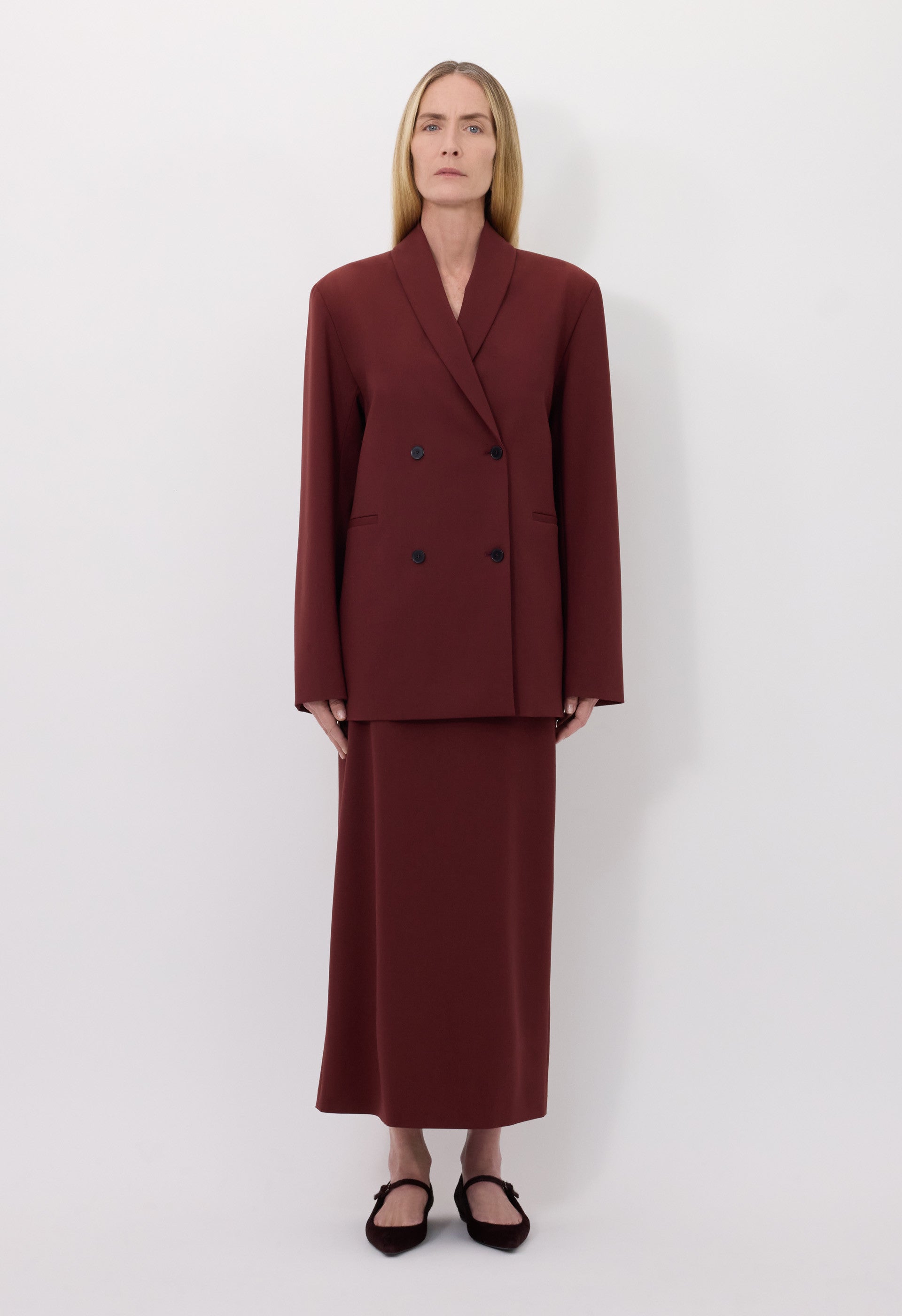 SANCIA LDS Veste col châle à double boutonnage
