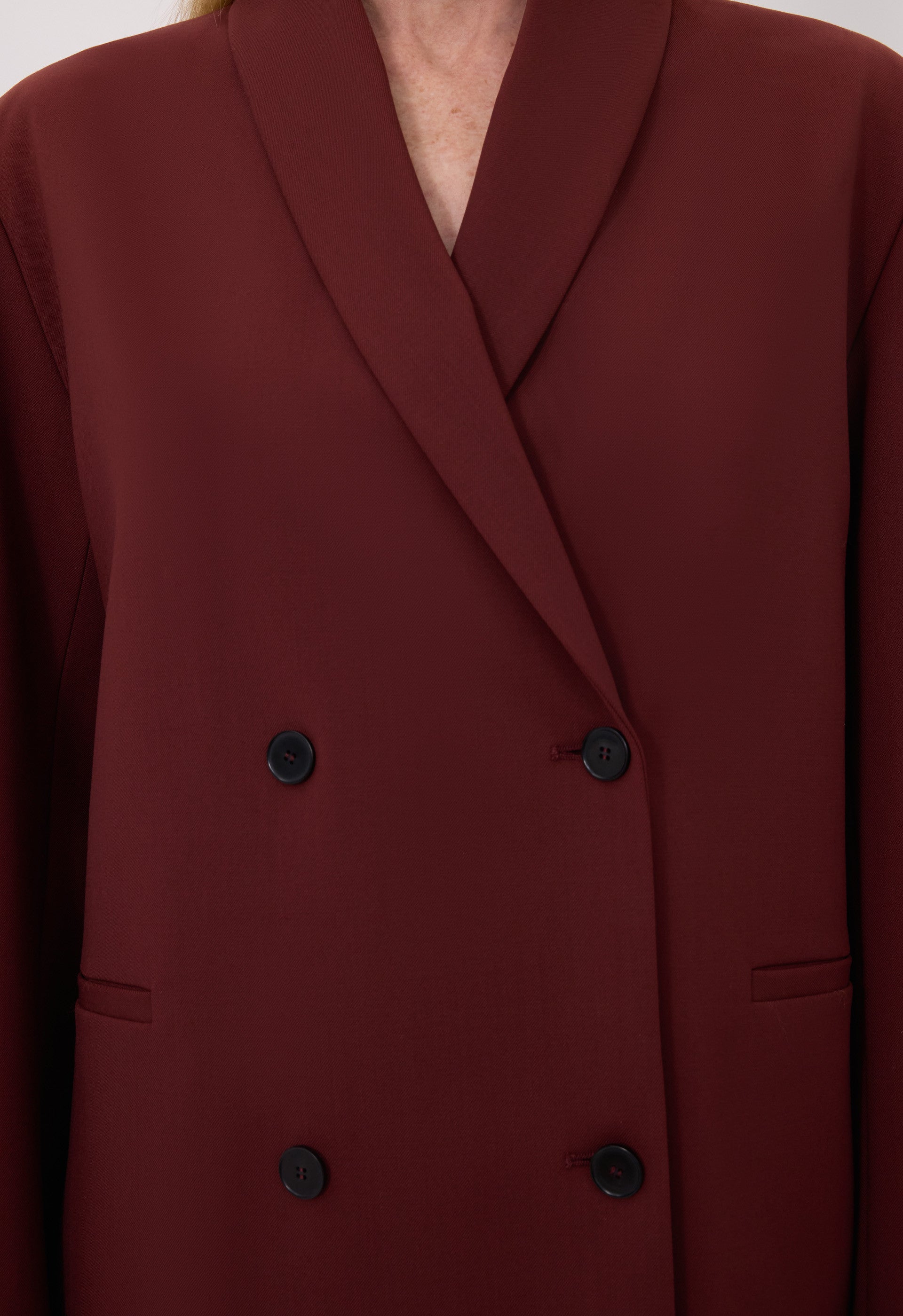 SANCIA LDS Veste col châle à double boutonnage