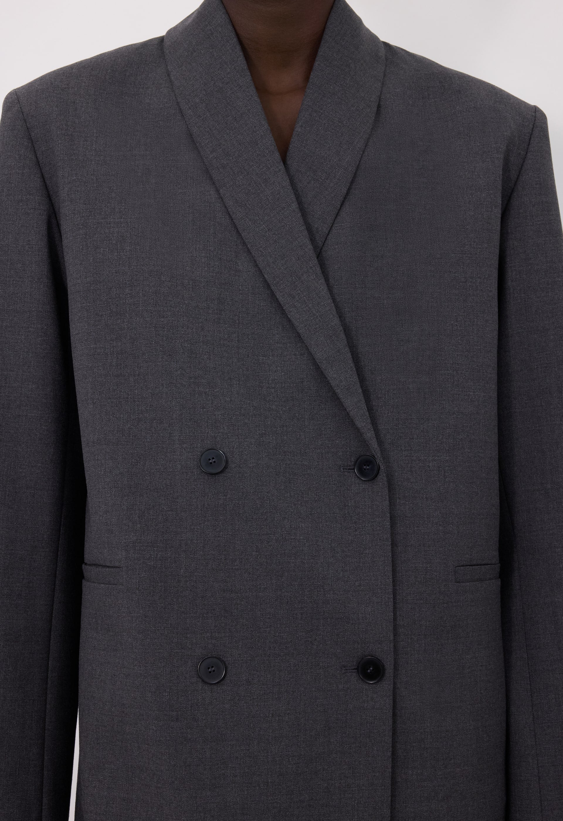 SANCIA LDS Veste col châle à double boutonnage