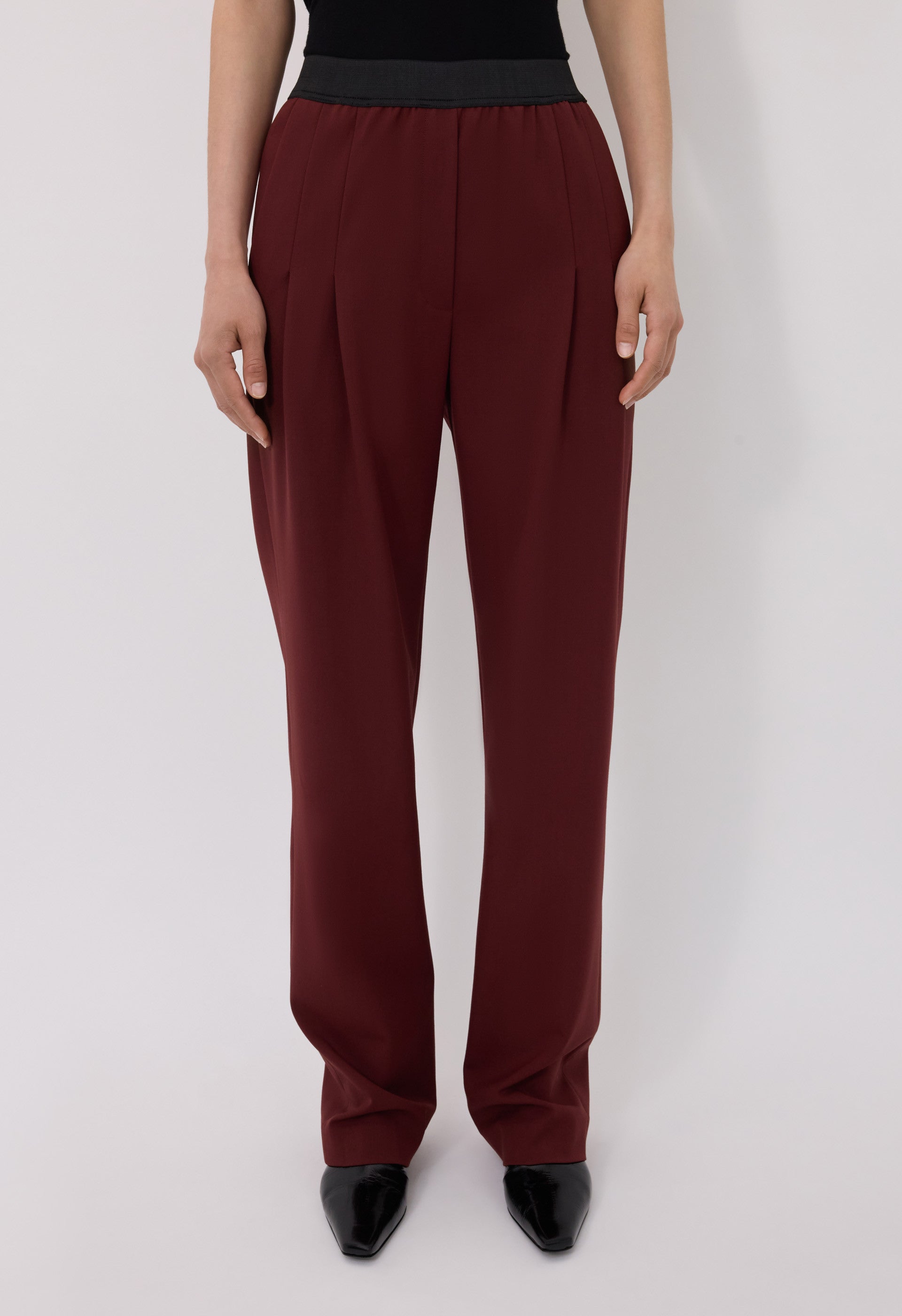 NIRO Elasticated waistline trousers