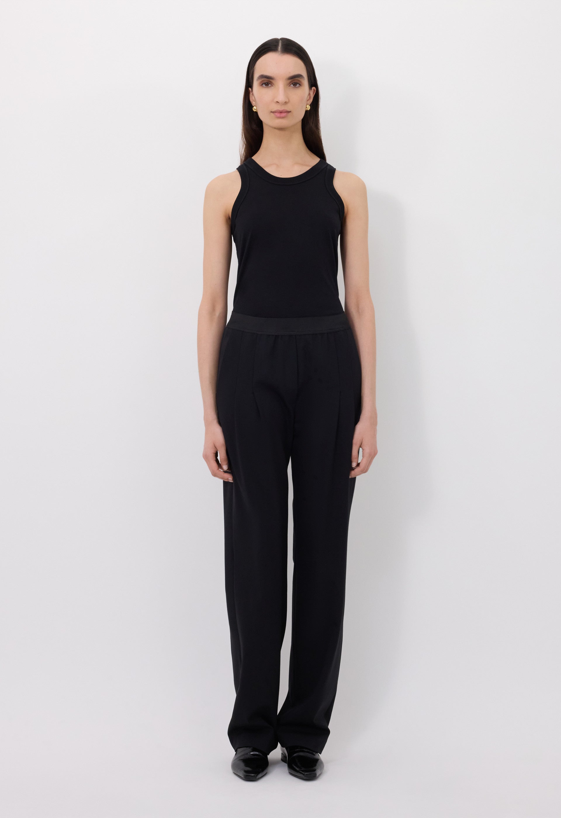 NIRO Elasticated waistline trousers