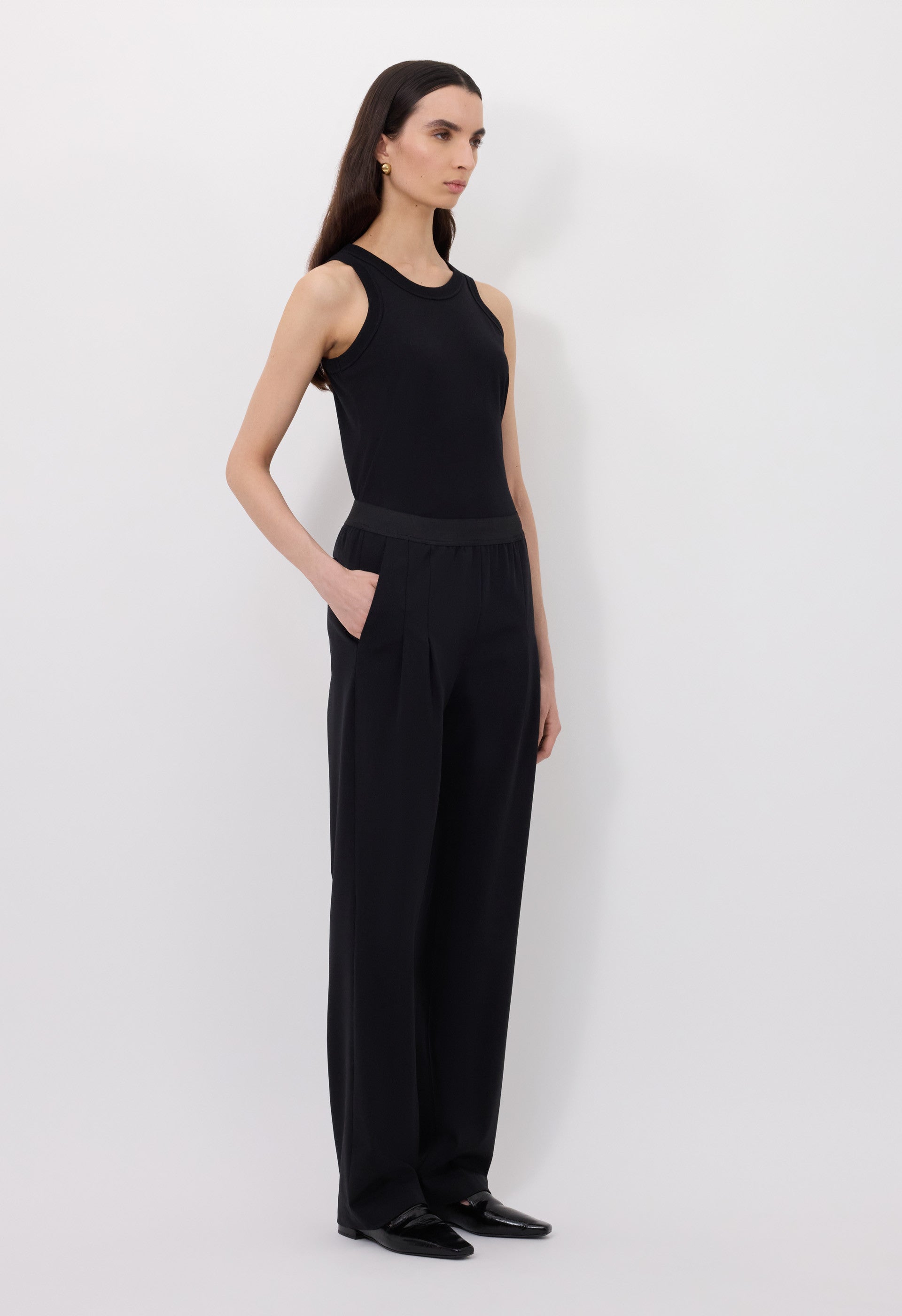 NIRO Elasticated waistline trousers