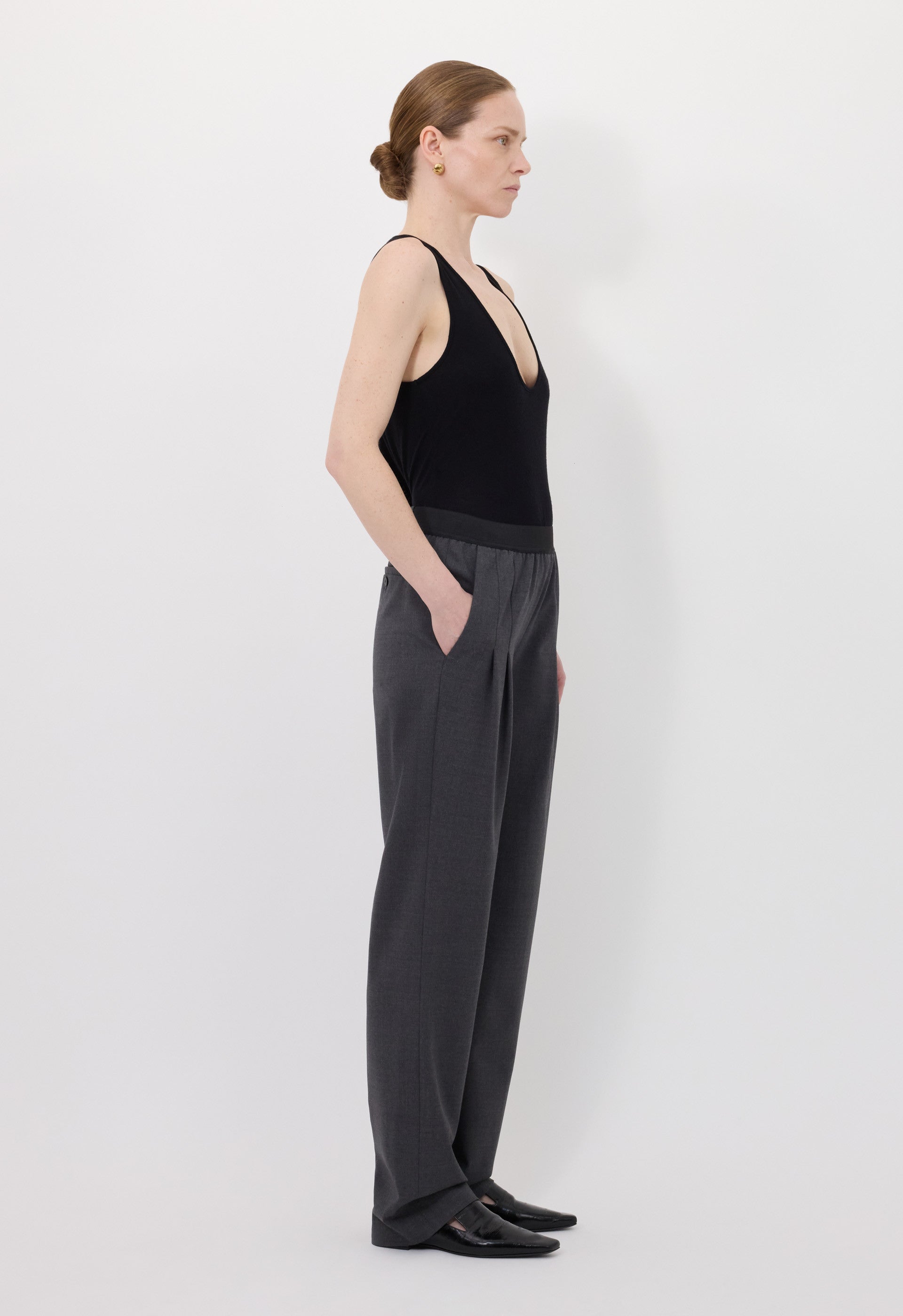 NIRO Elasticated waistline trousers