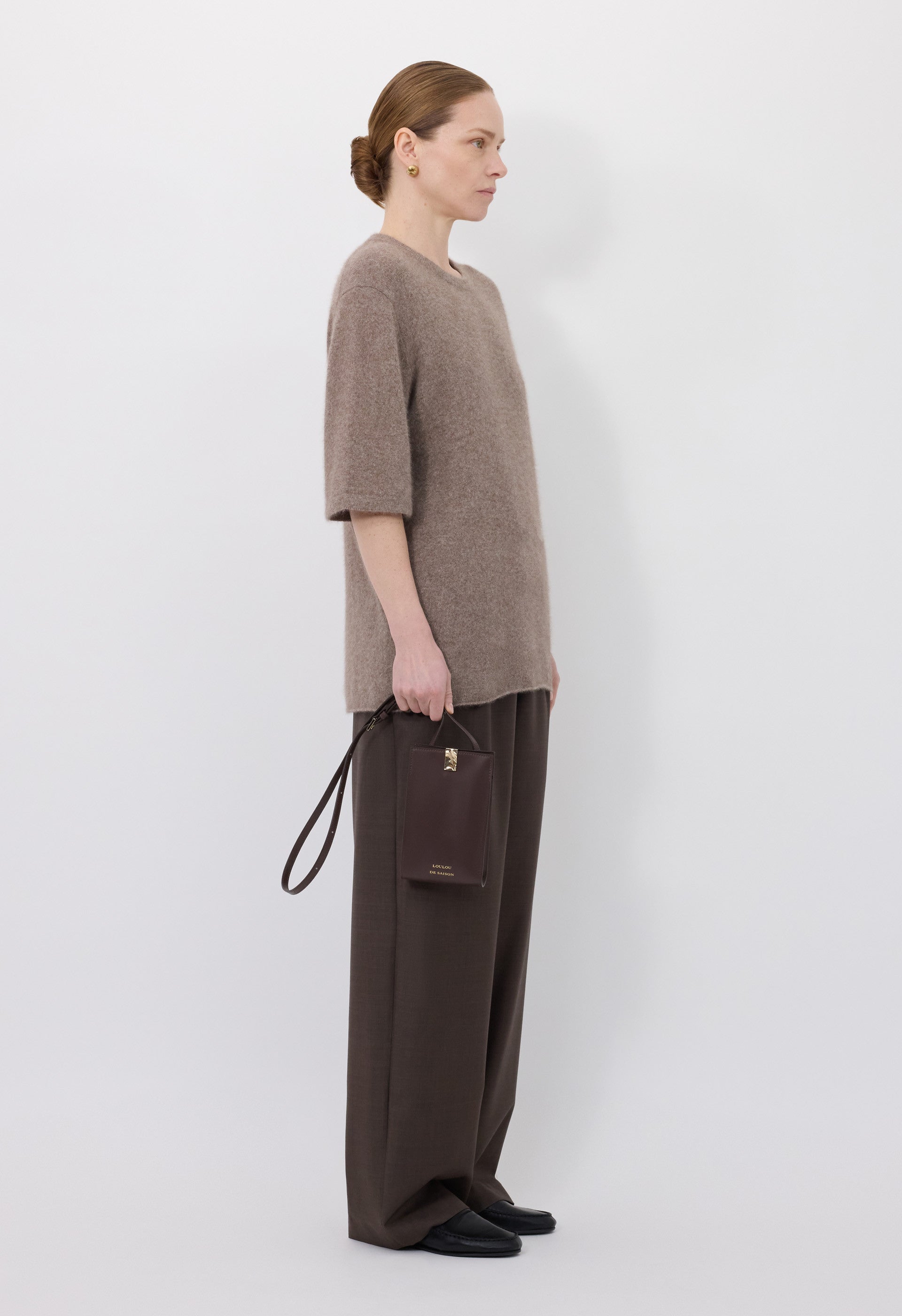 RAVEN Yak blend short sleeves sweater