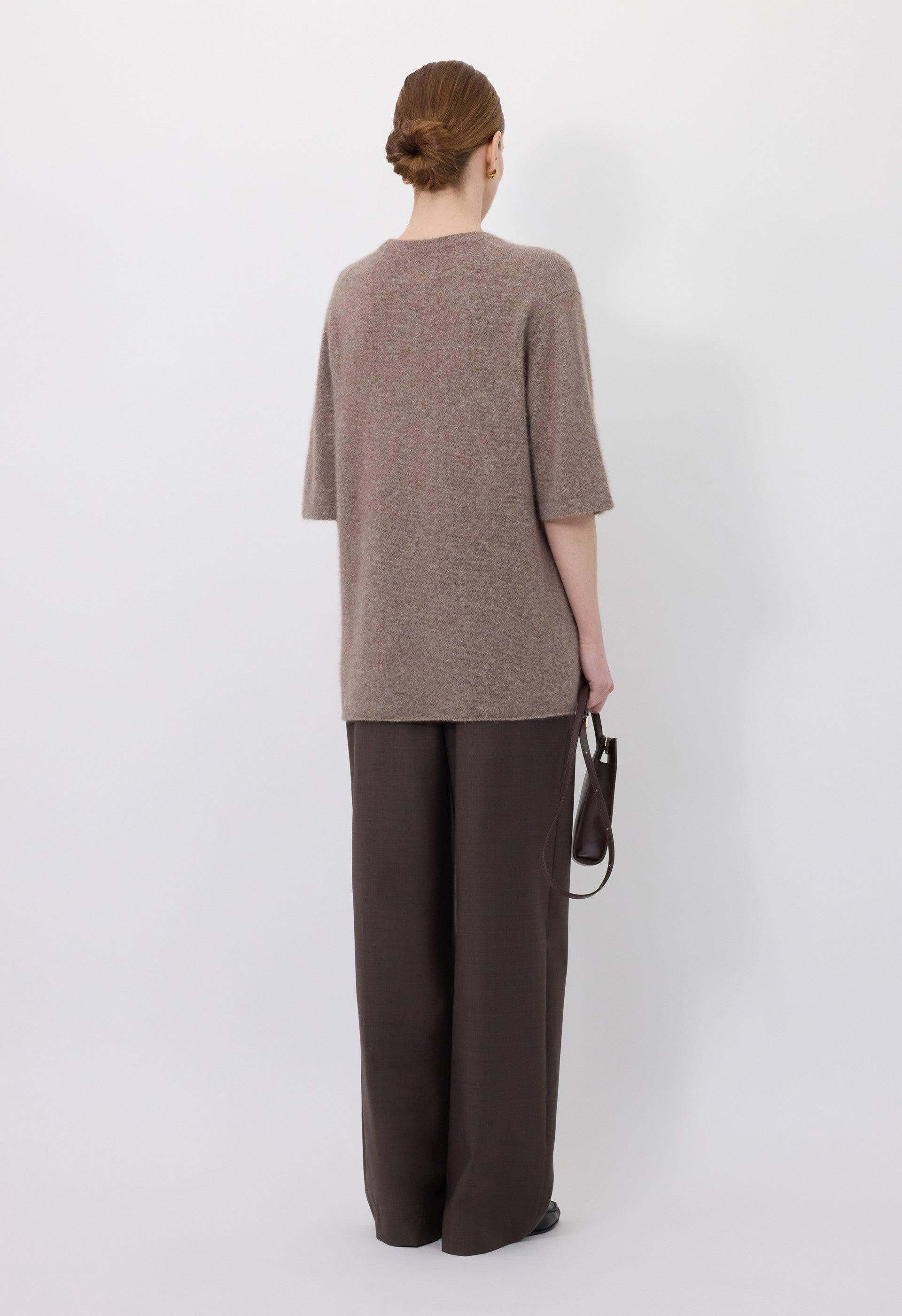 RAVEN Yak blend short sleeves sweater