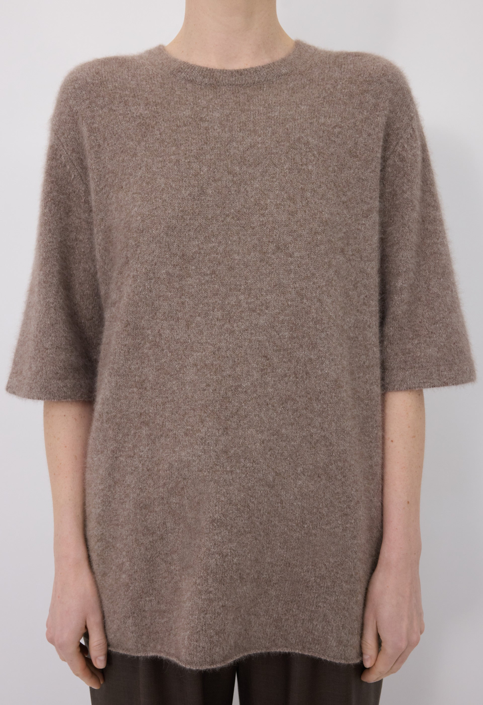 RAVEN Yak blend short sleeves sweater