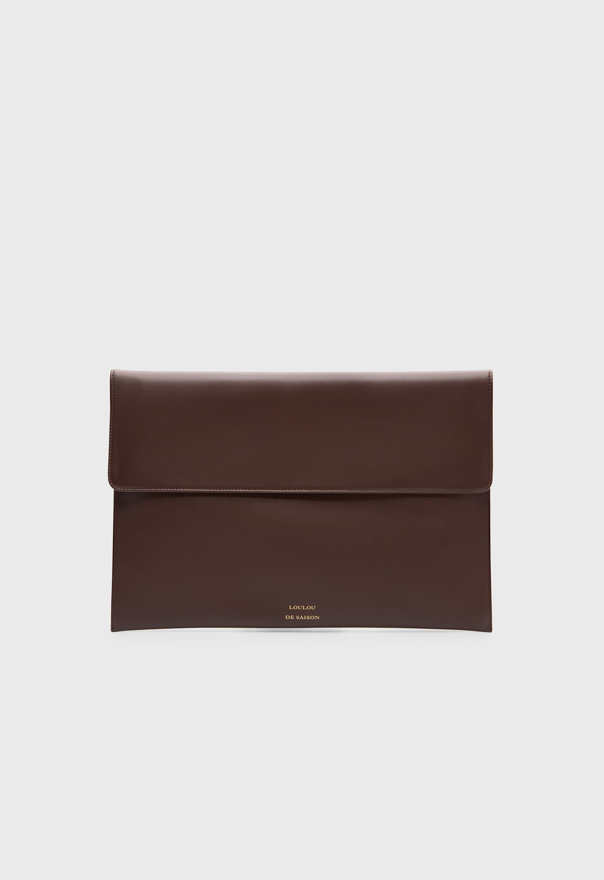 GAIA Leather clutch